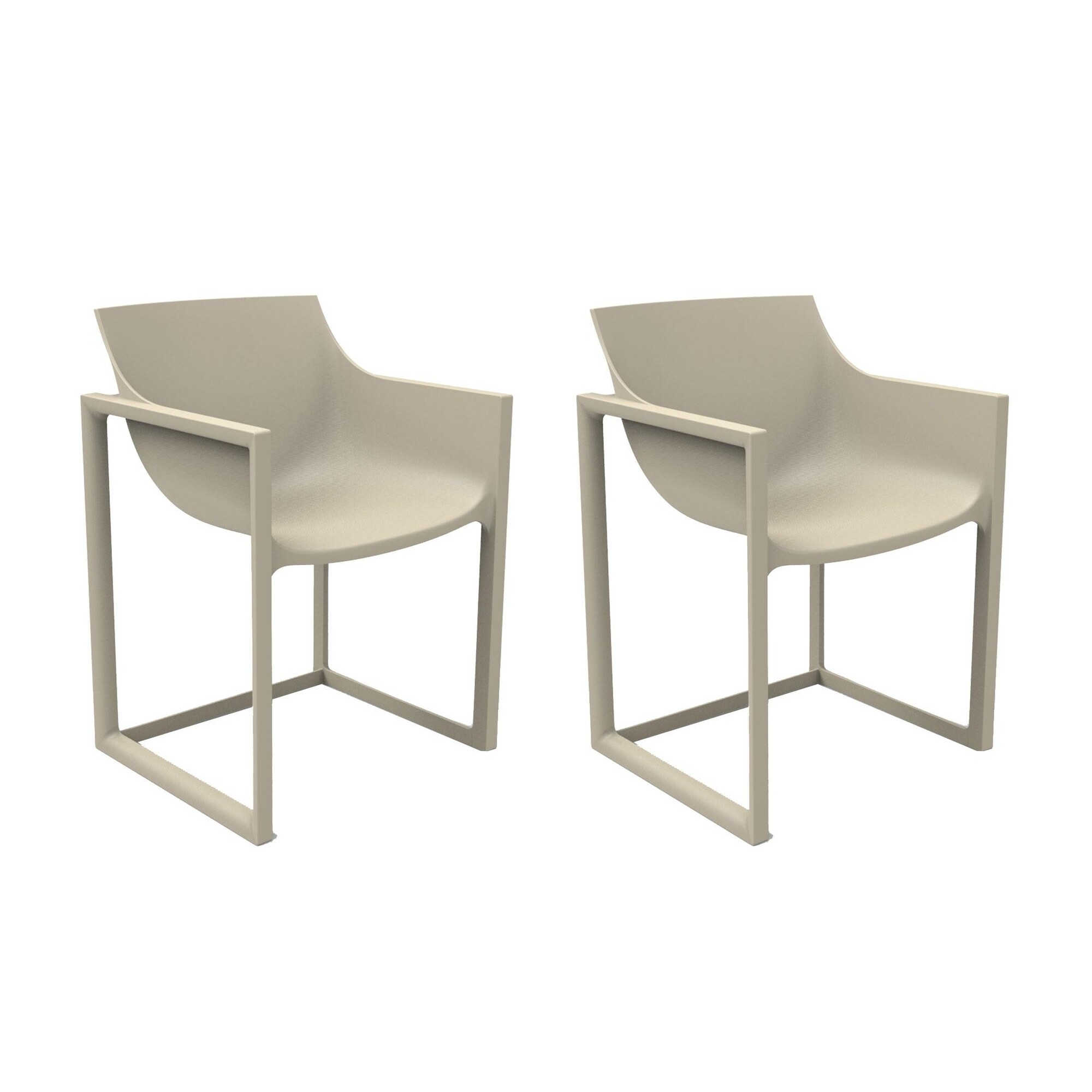 Wall Street Armchair Set of 2