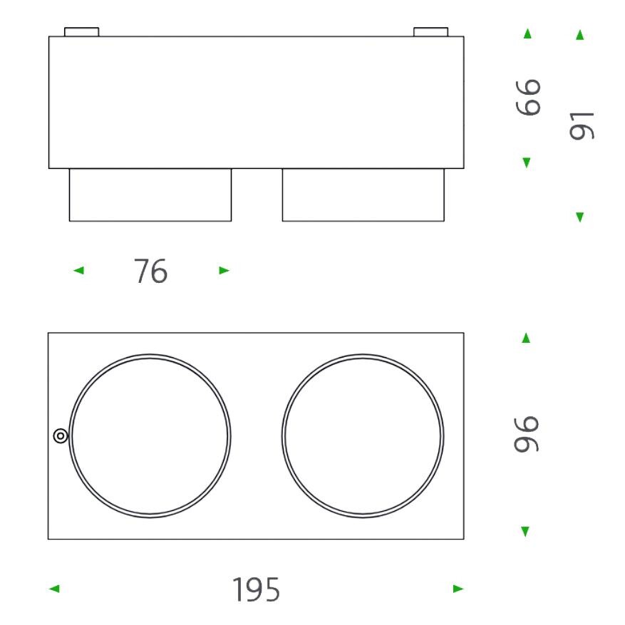 Wi4-ab-2e-hb LED Spotlight Matt