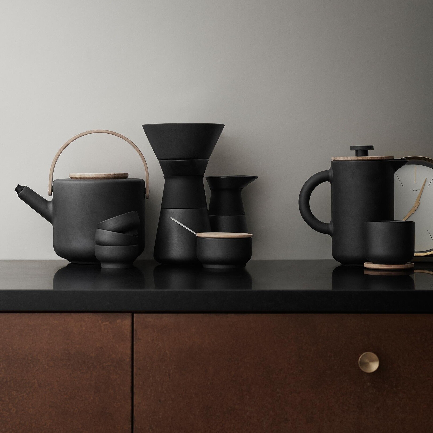 Theo French Press Coffee Maker 0.8L