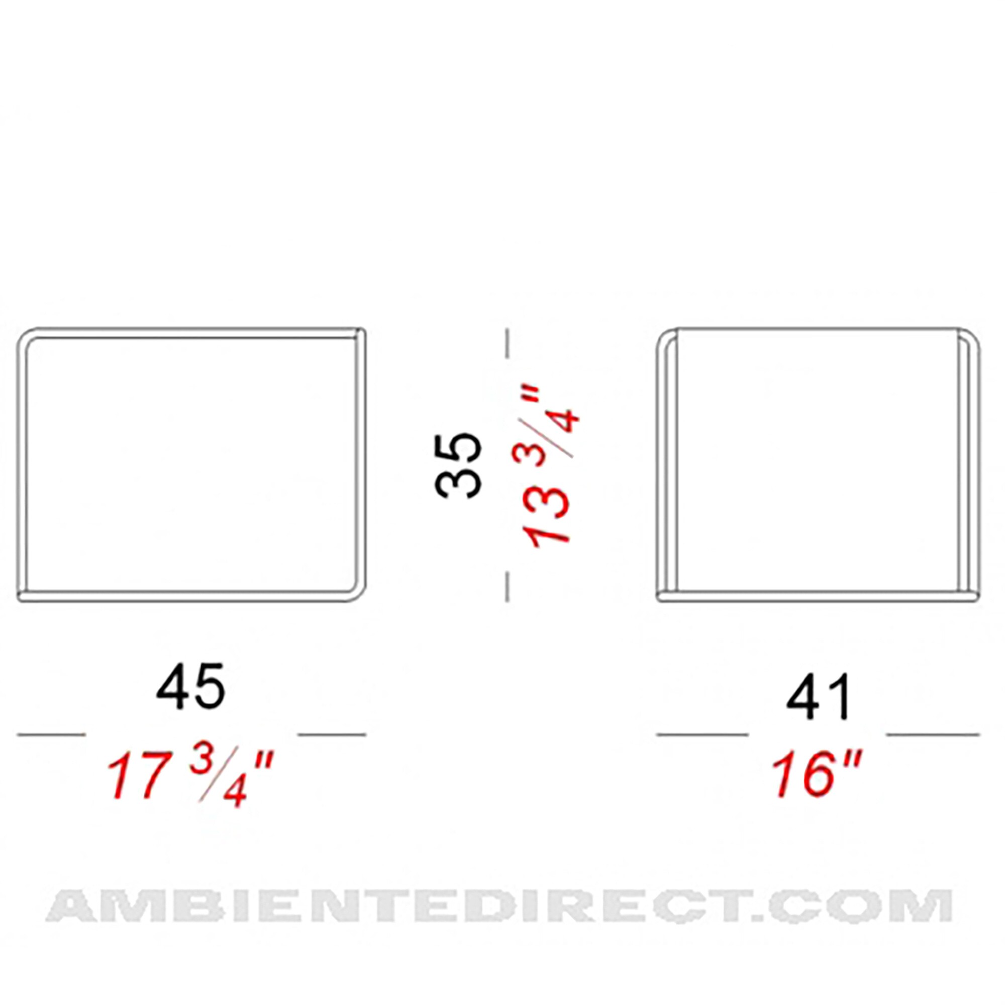 Ueno T50 Side Table/Stool Seat lacquered