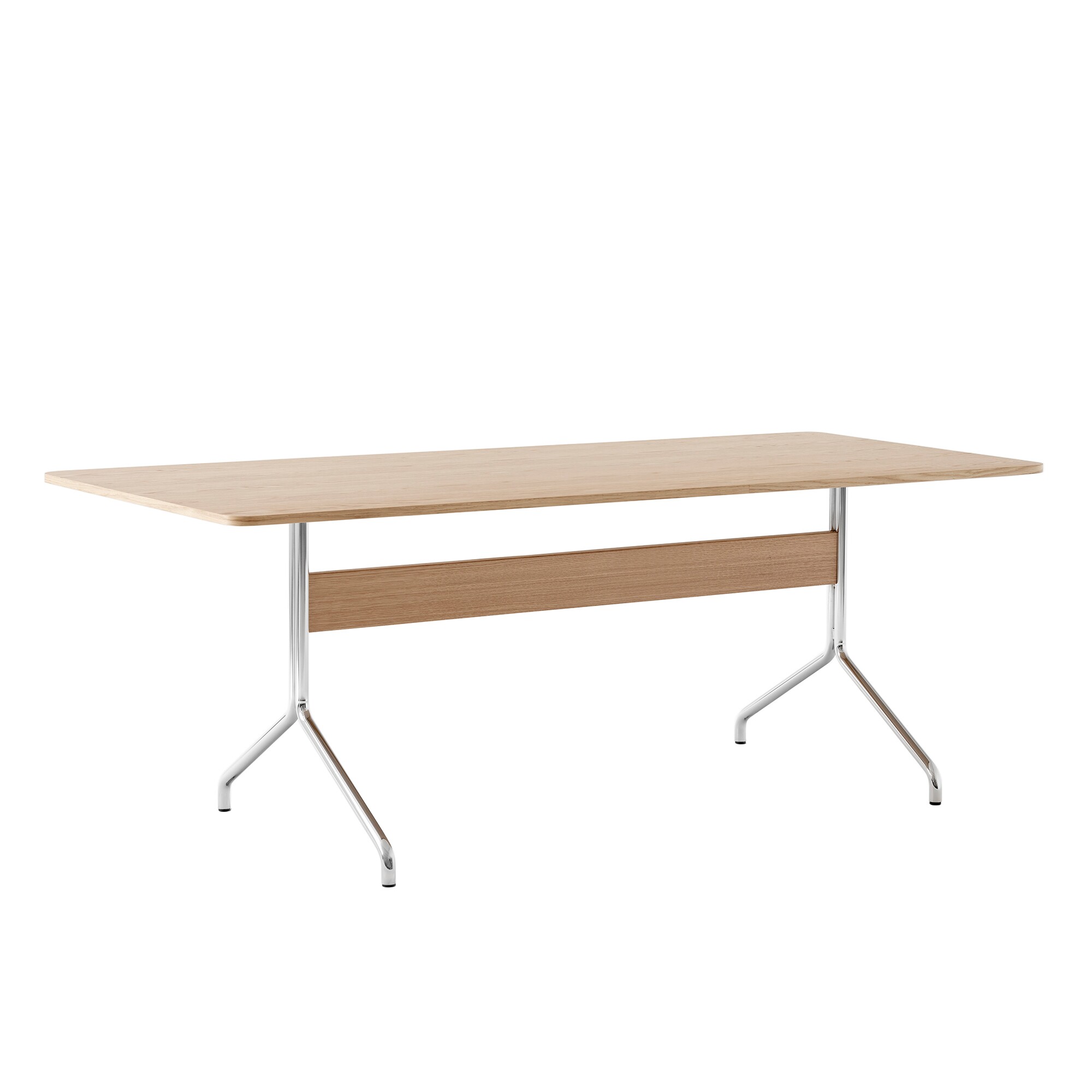 Pavilion AV19 Dining Table 90x200cm Frame Chrome