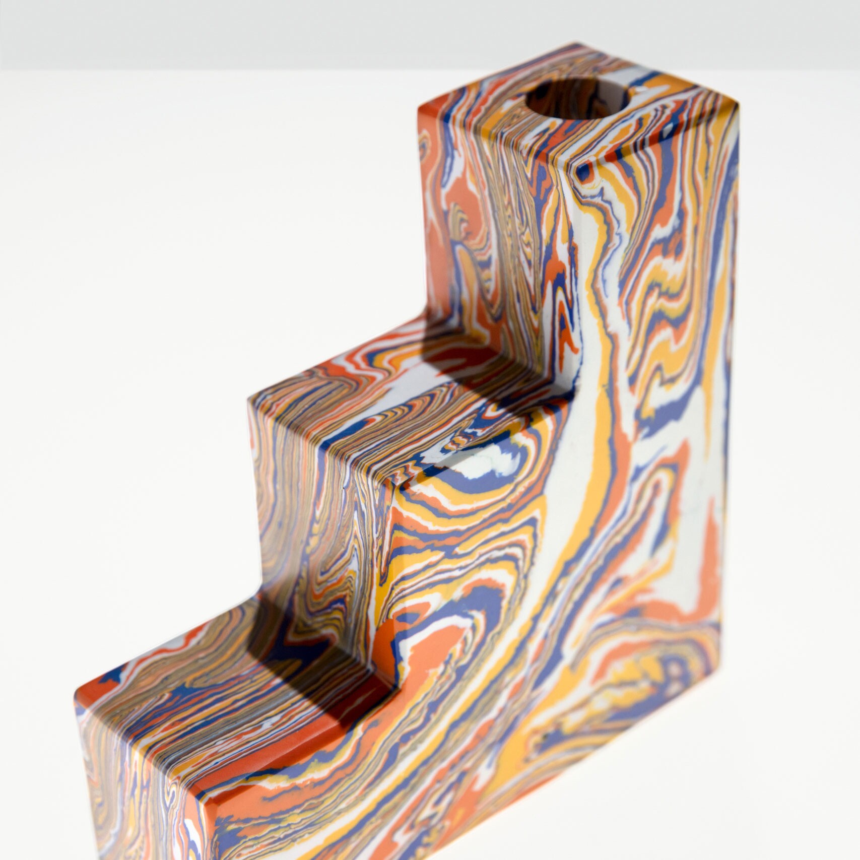 Swirl Bookend/ Candleholder Set of 2