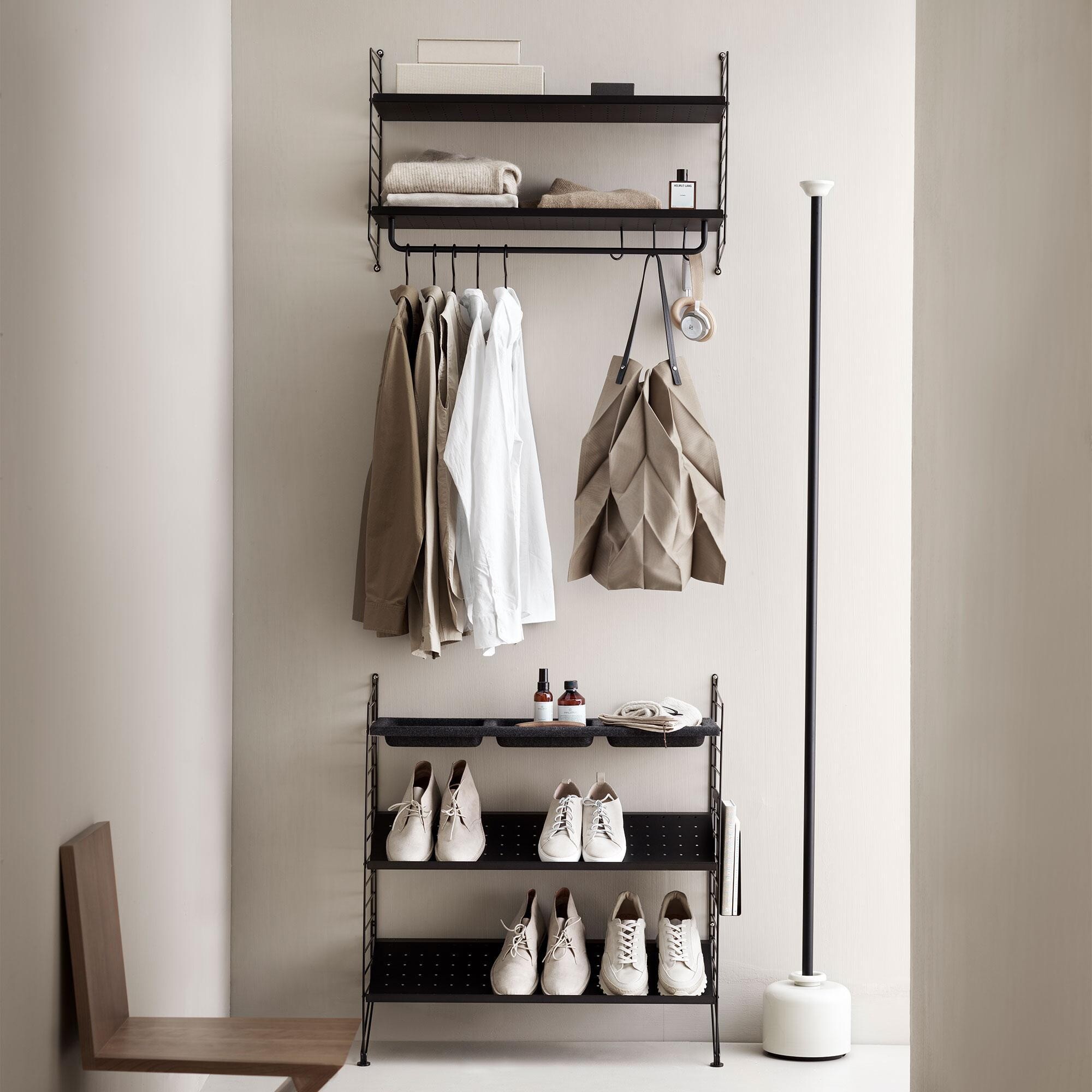 Wall Wardrobe with Shoe Rack Big