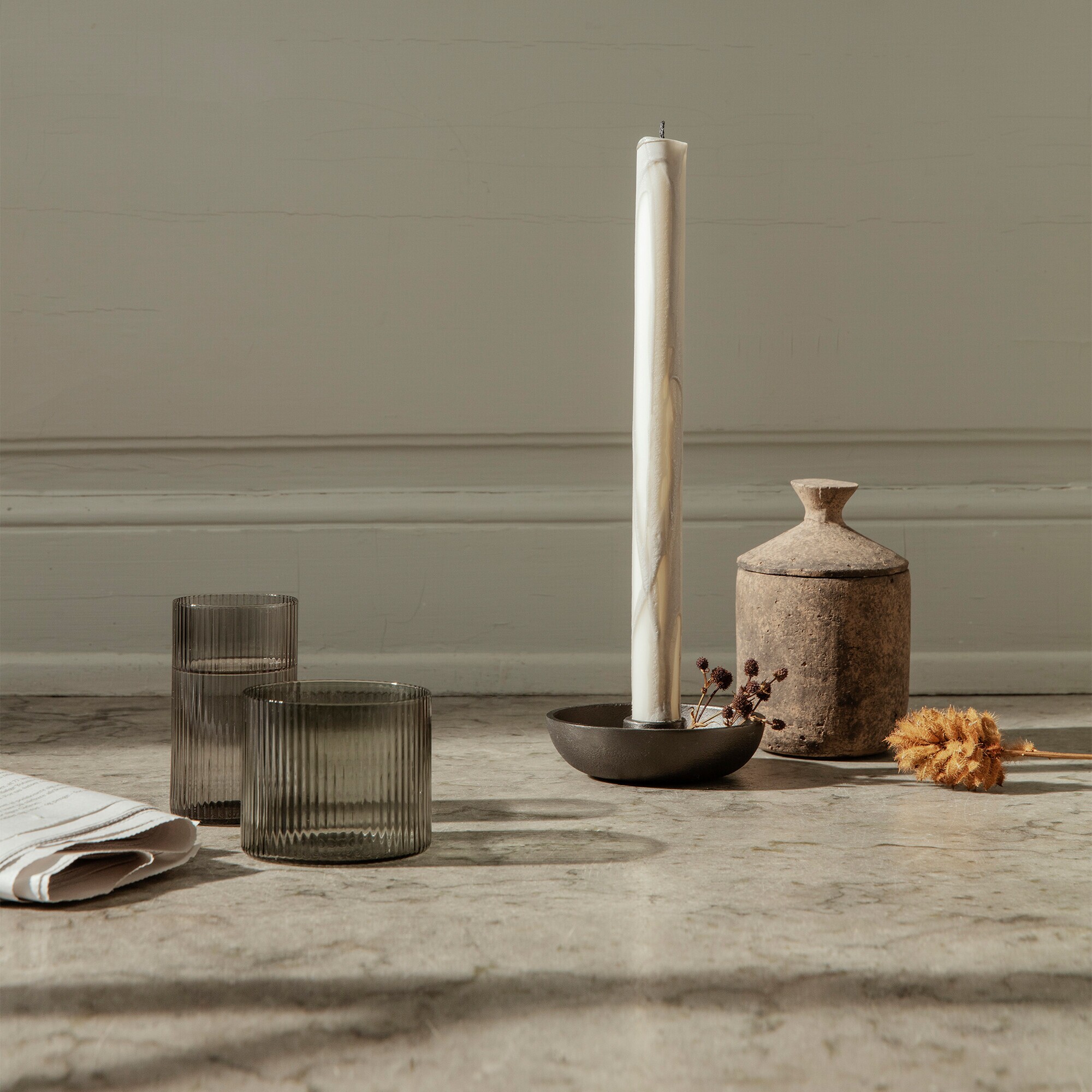 Ripple Glass Low Set of 4