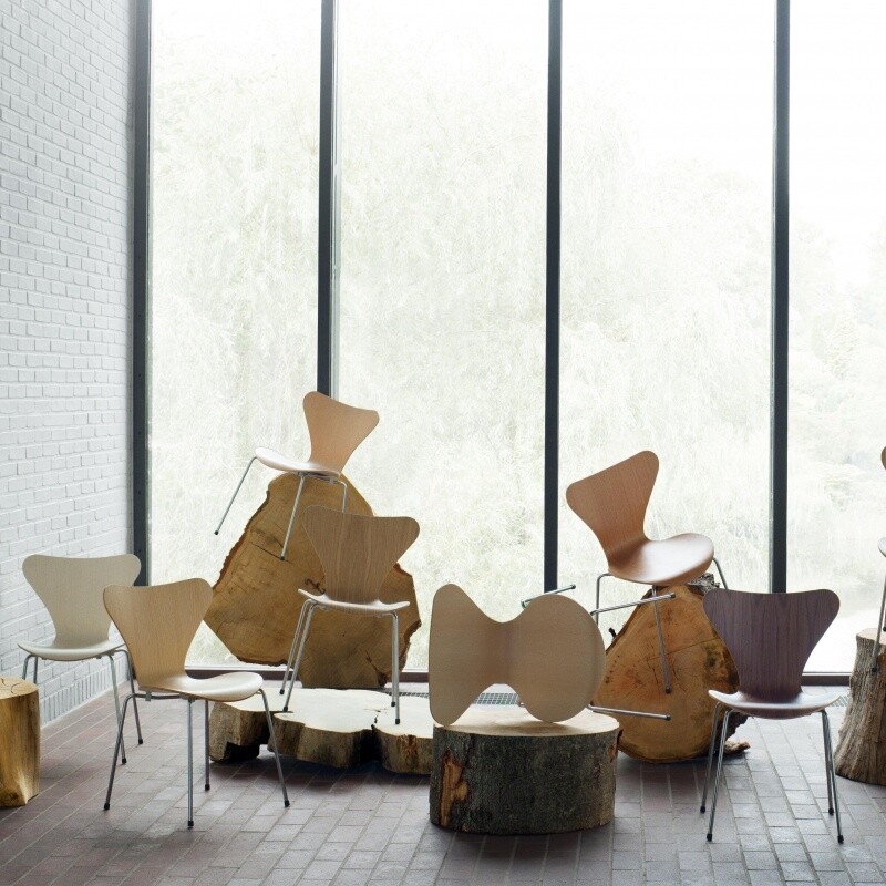 Series 7™ Chair Natural Veneer Set of 4