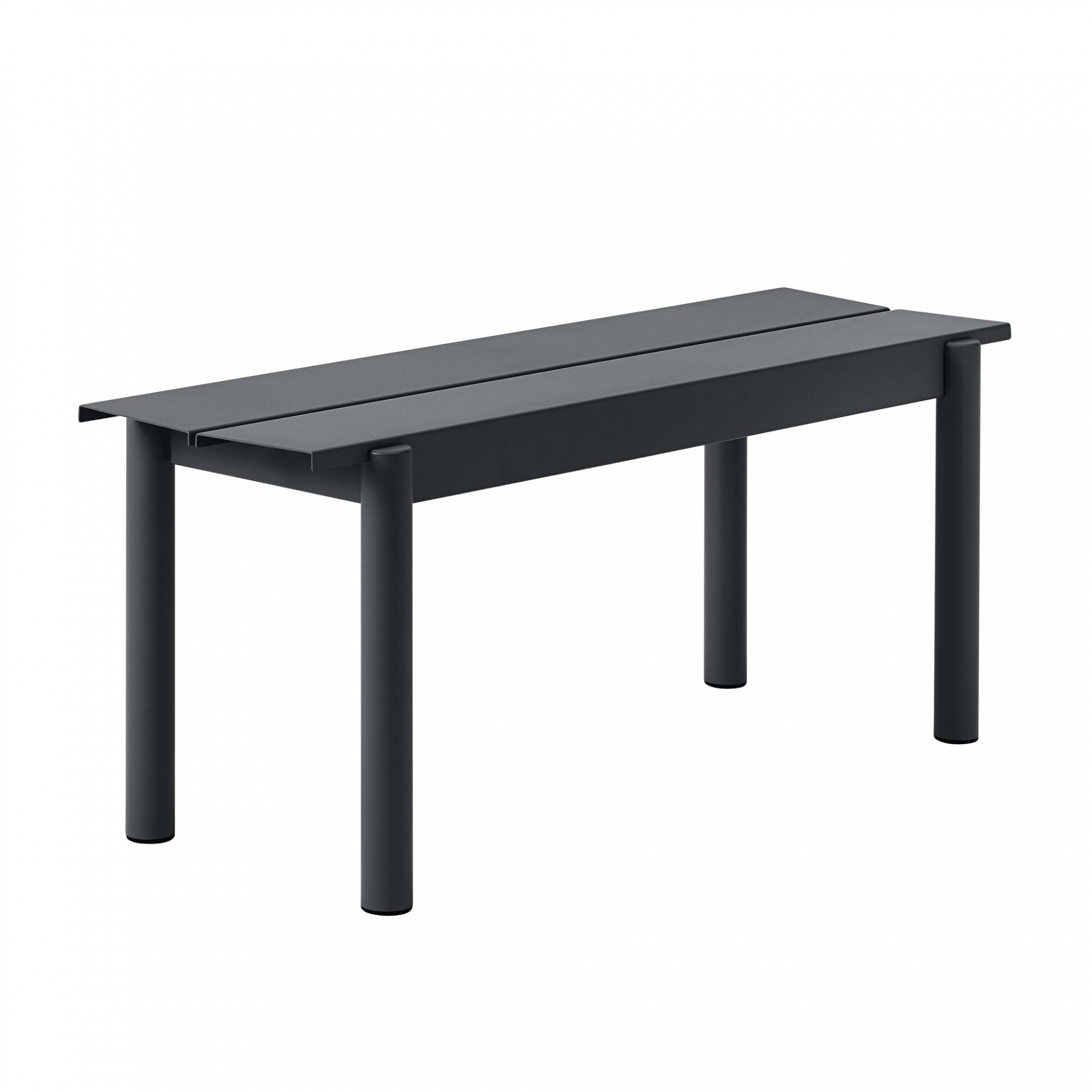 Linear Steel Outdoor Bench 110cm