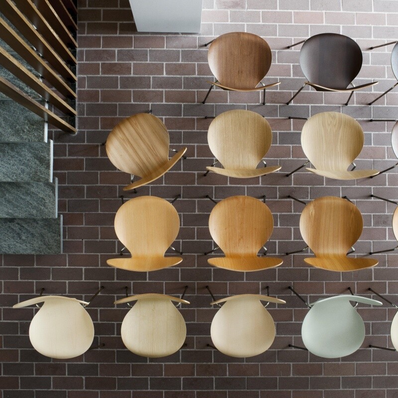 Series 7™ Chair Natural Veneer Set of 4