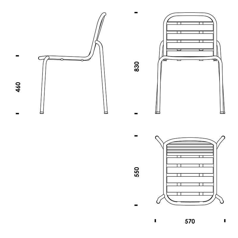 Vig Outdoor Chair Wood