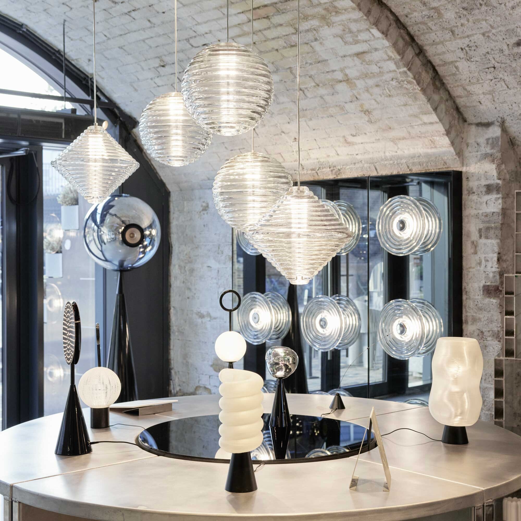 Press Cone LED Suspension Lamp