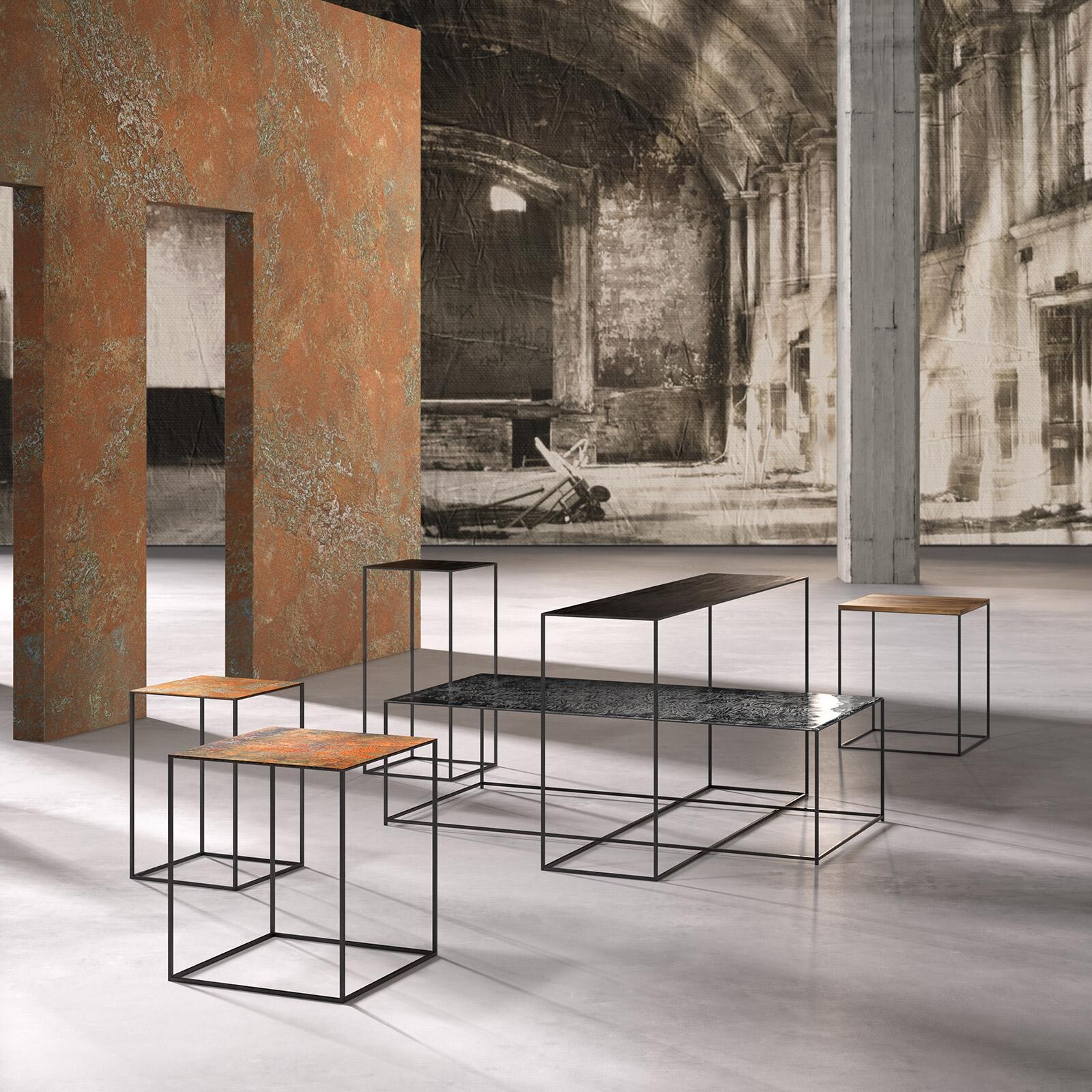 Slim Irony Art Side Table 41x41x46cm