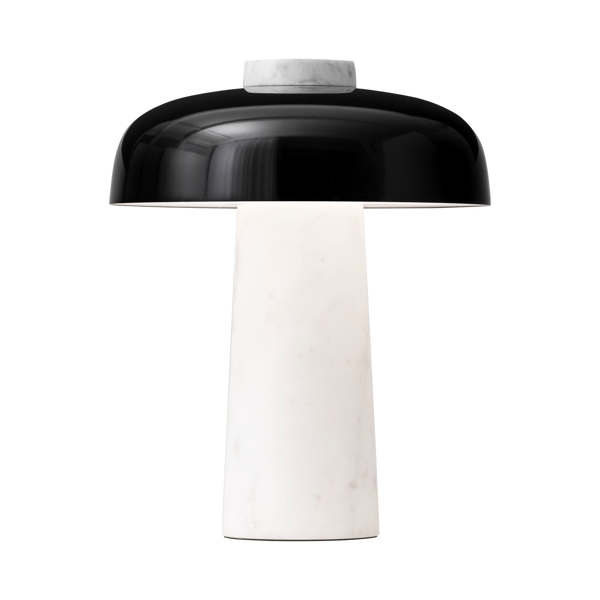 Reverse LED Table Lamp Marble