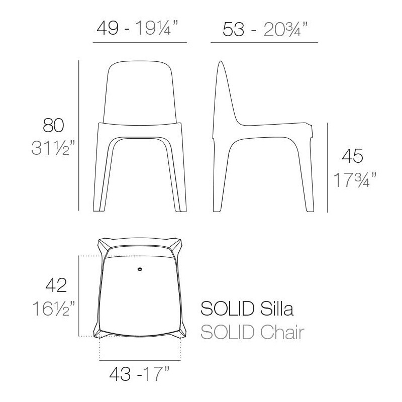 Solid Chair