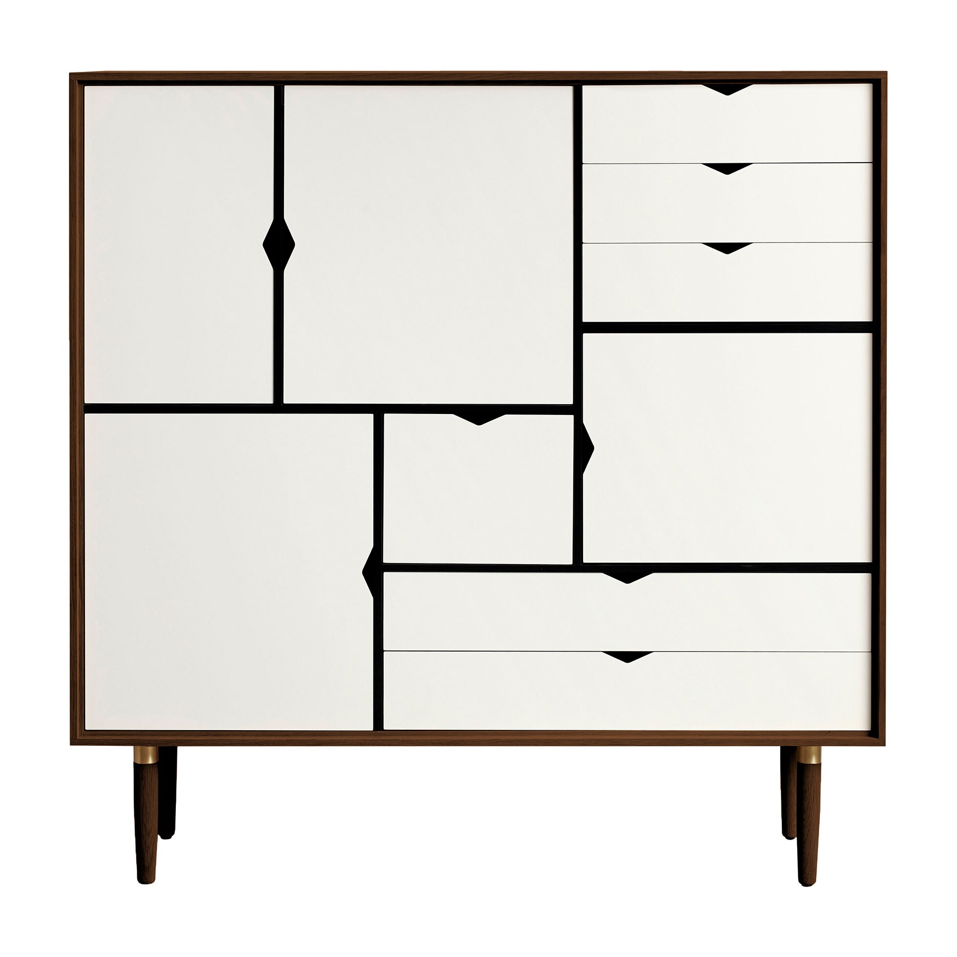 S3 Highboard White Fronts