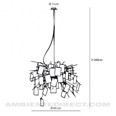 Zettel'z 6 Suspension Lamp Ø80cm