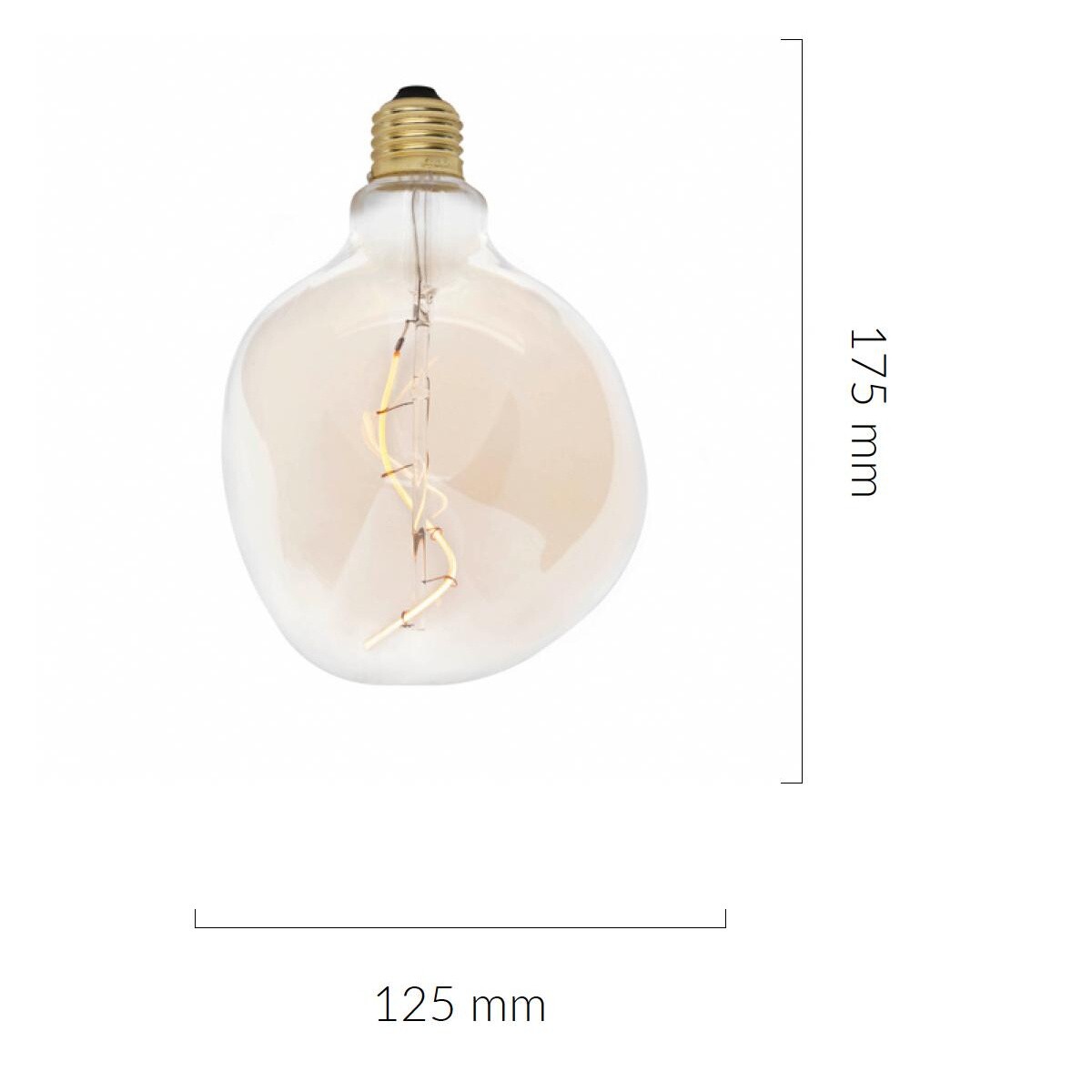 Voronoi I LED E27 FILAMENT 360° 2W => 10W