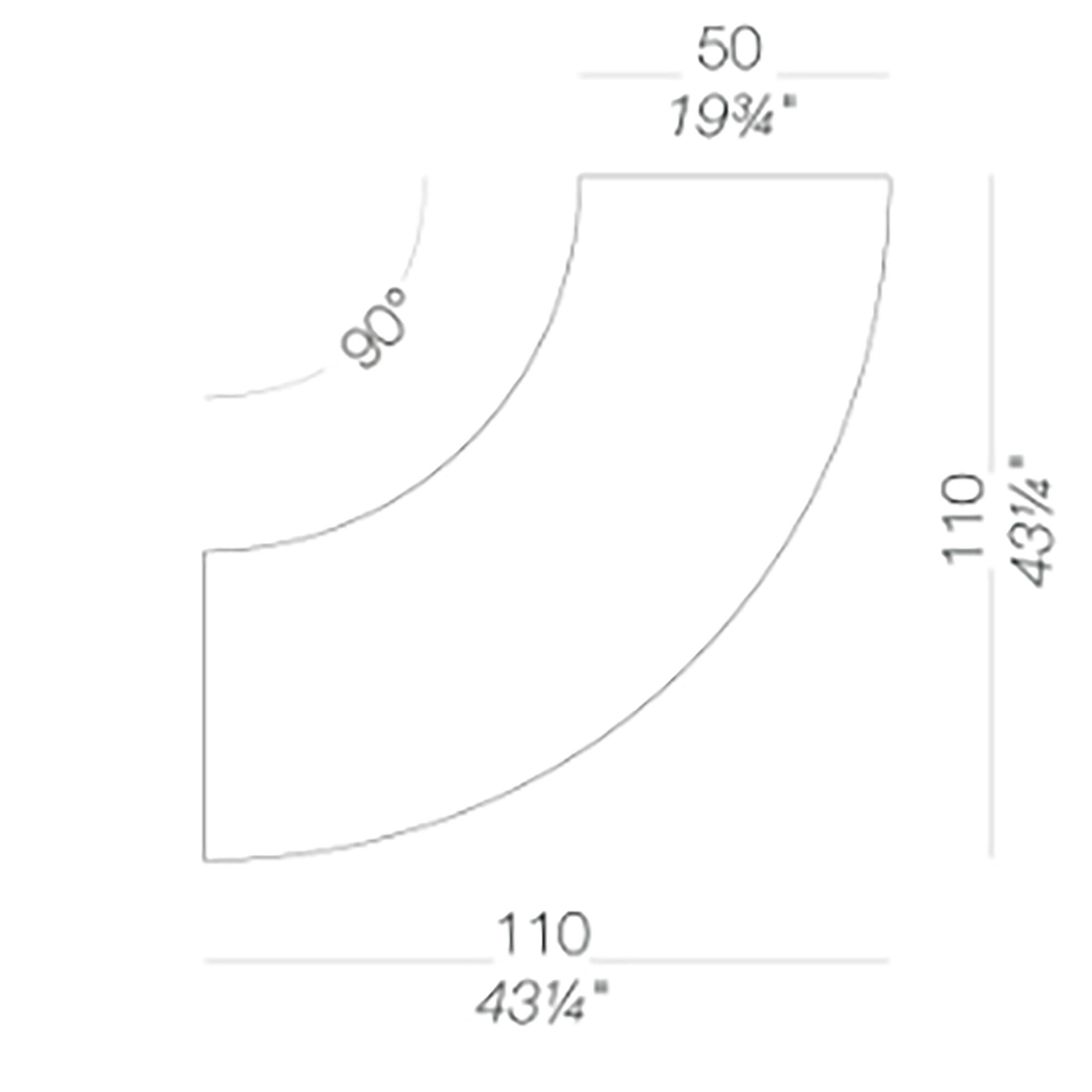 Panco Corner Element 106-108cm