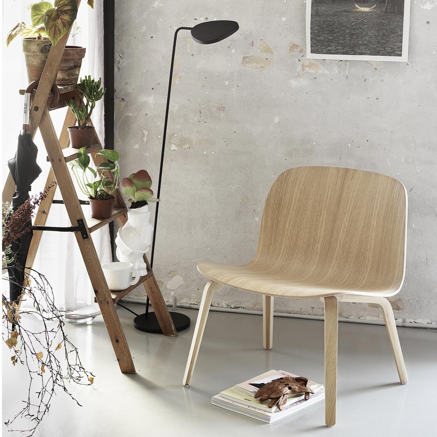 Visu Lounge Chair With Wood Frame