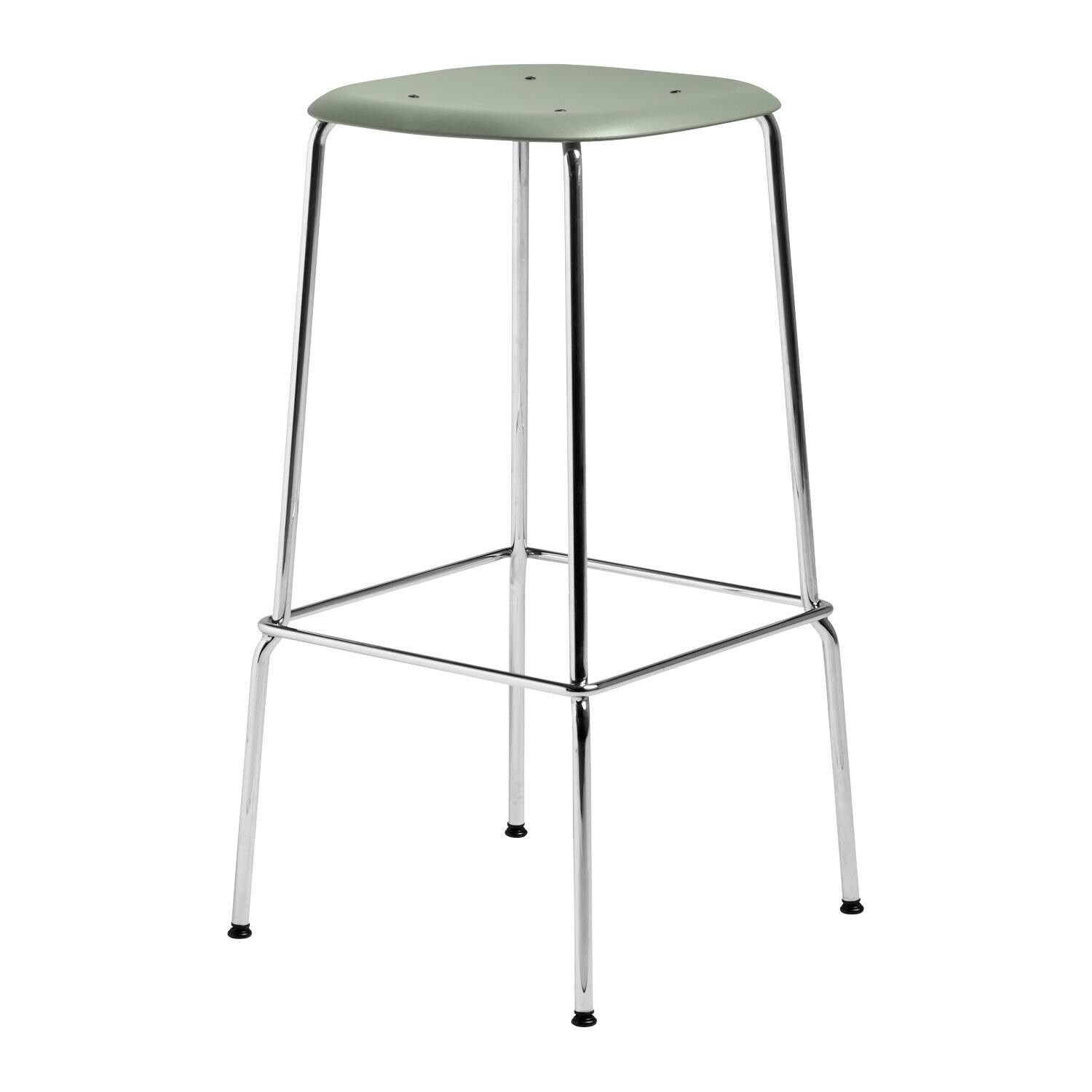 Soft Edge 85 Bar Stool High Chromed Base