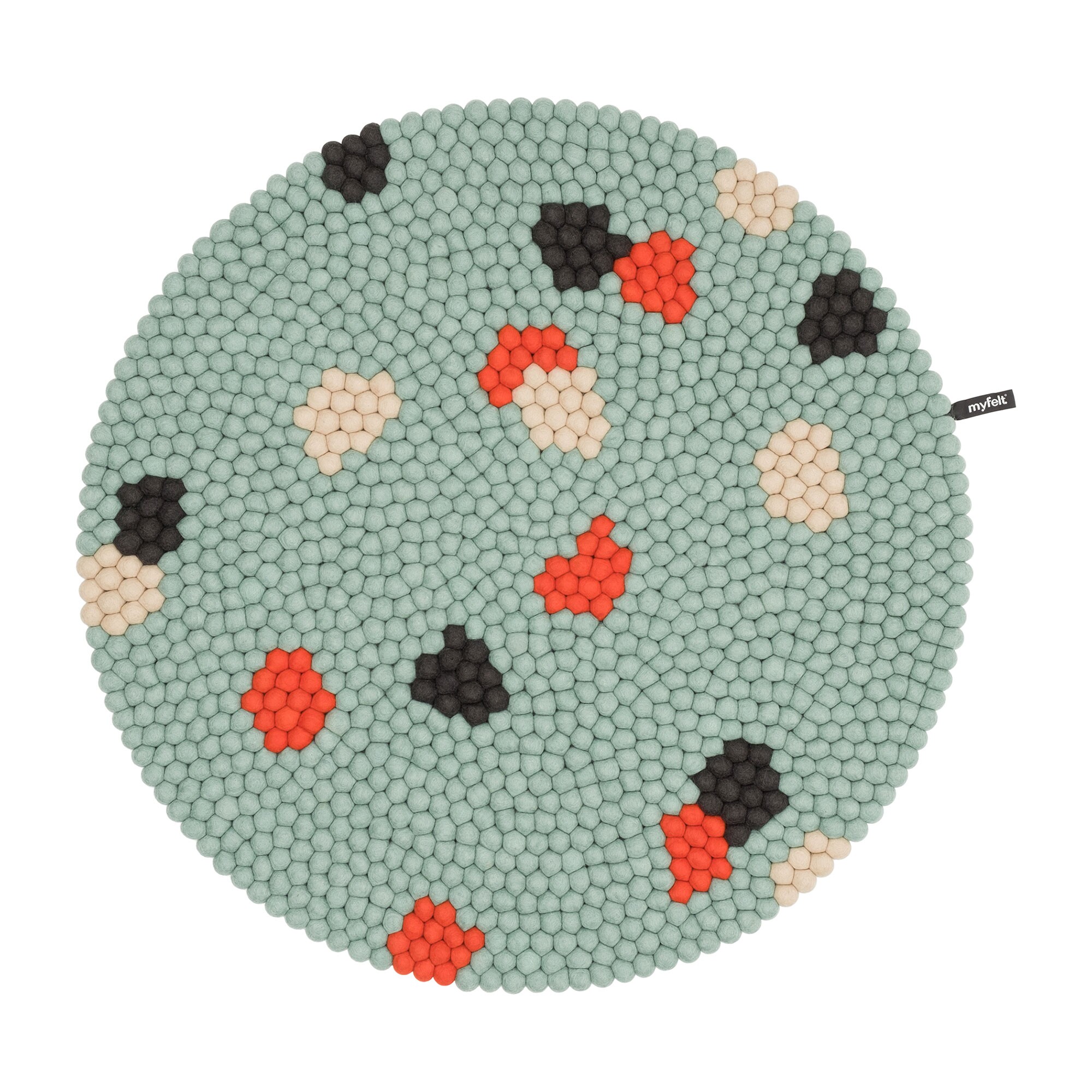 Terra Ocean Felt Ball Rug