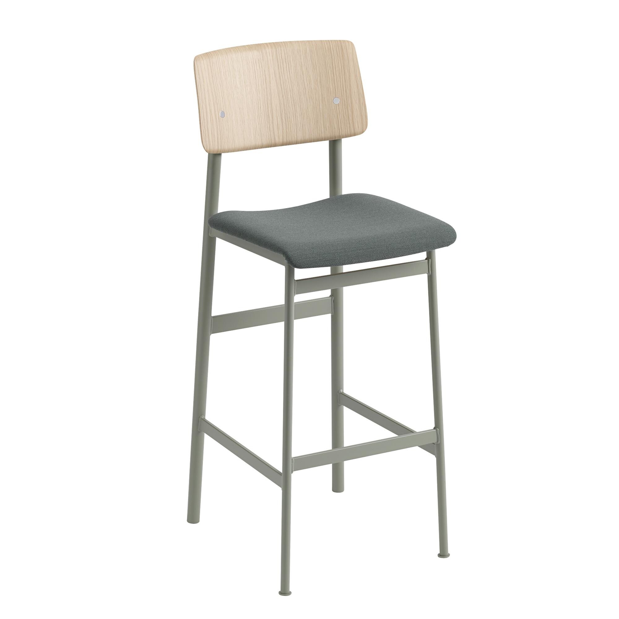 Loft Bar Stool Upholstered 75cm