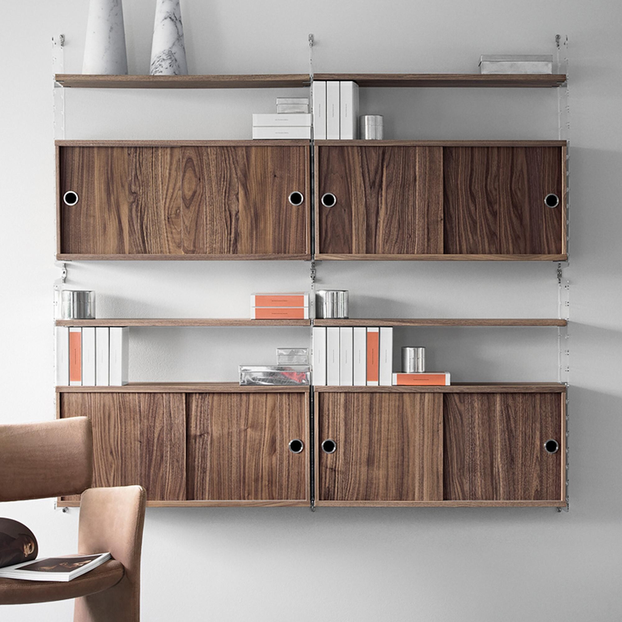 String System Wall Ladder Acrylic Glass 75x30cm