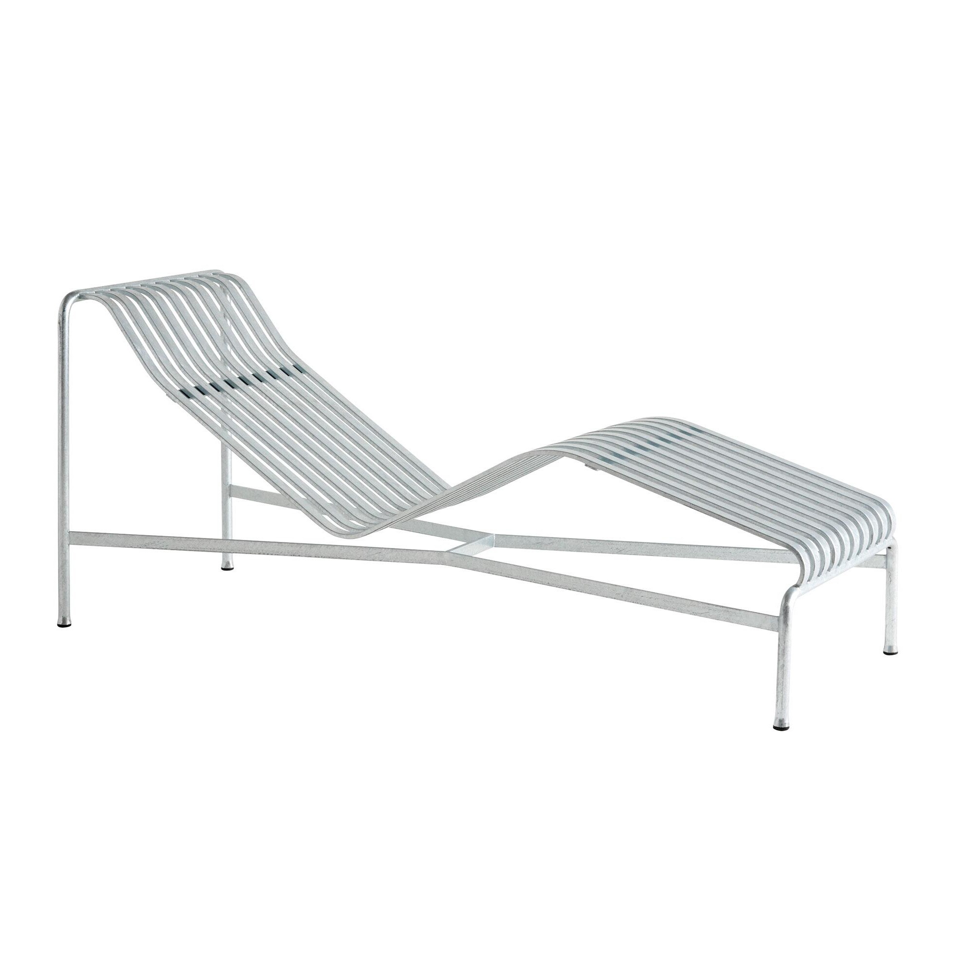 Palissade Garden Lounger Hot Galvanised