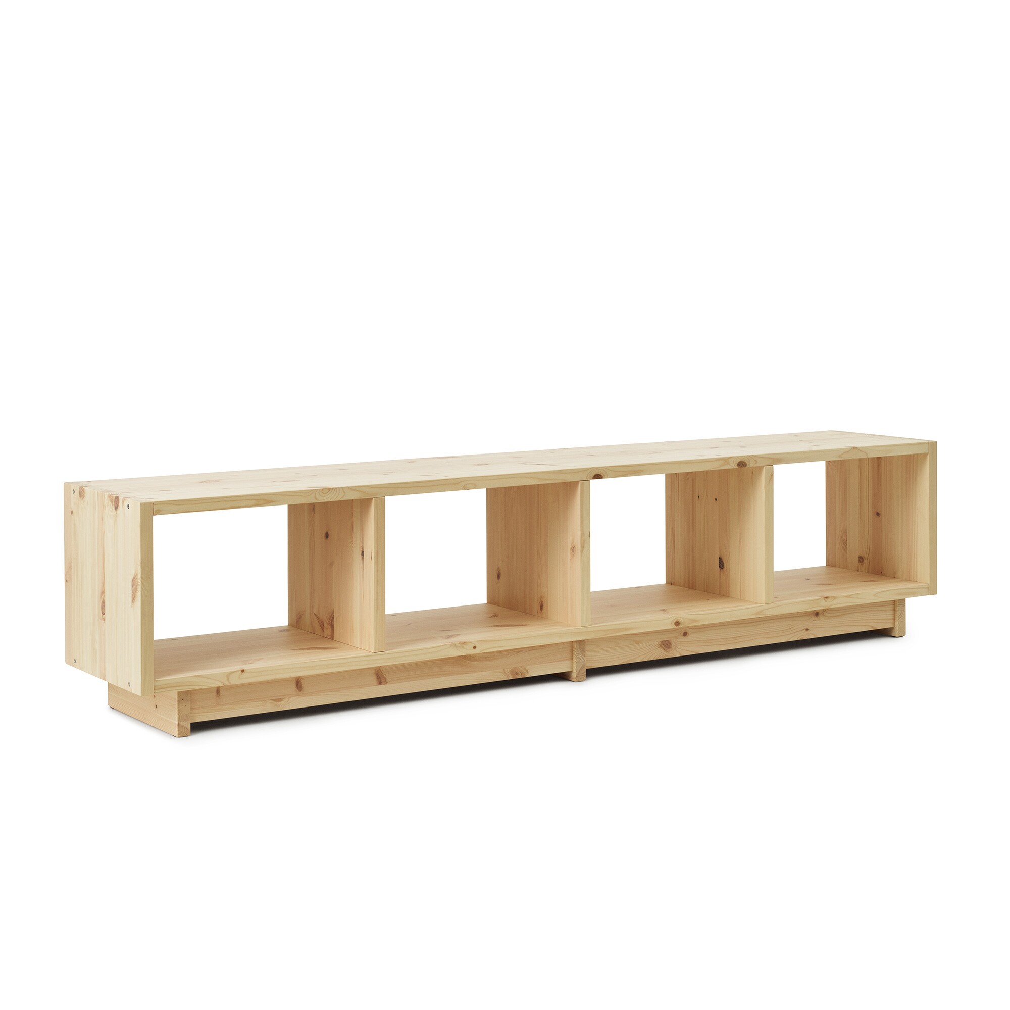 Plank Bookcase Low