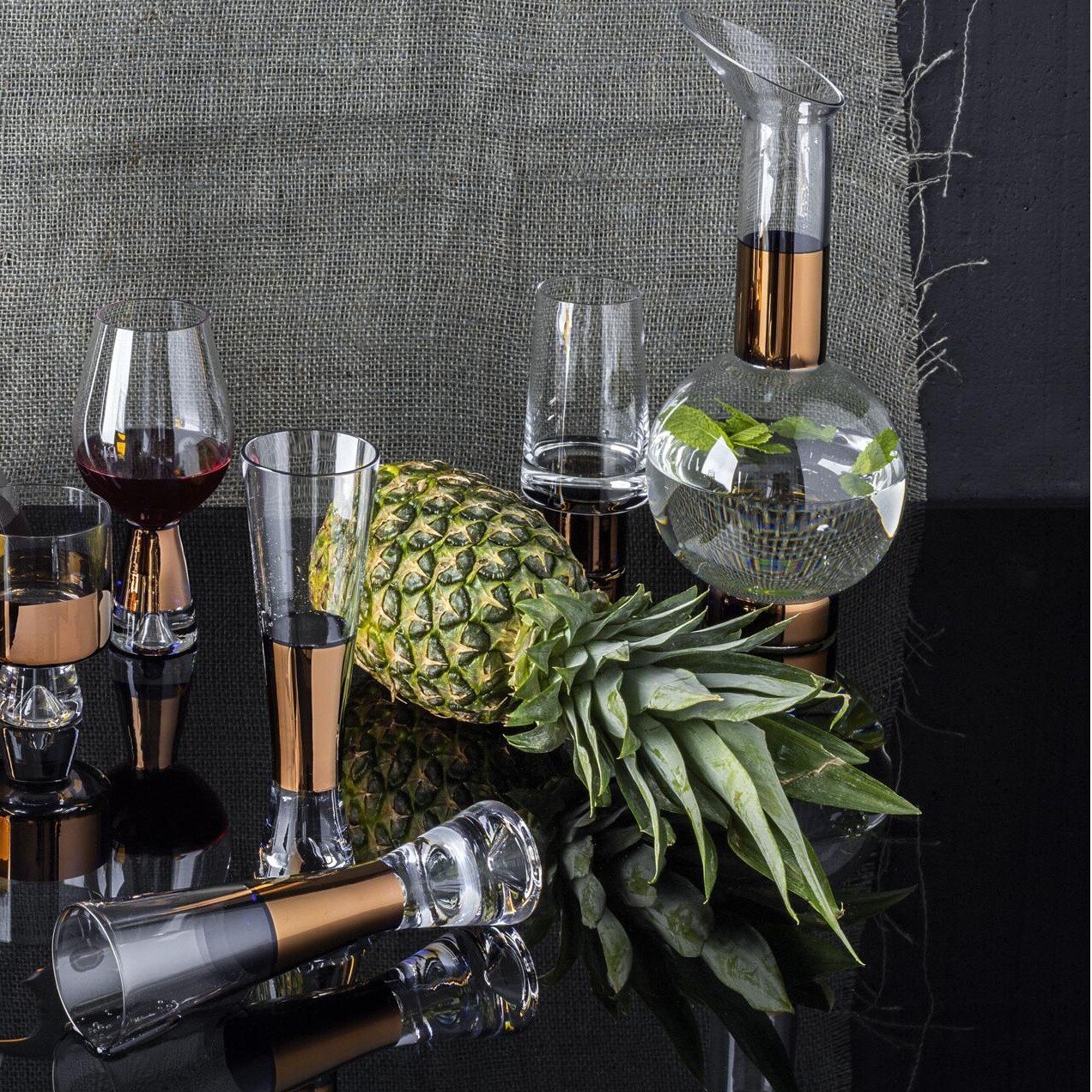 Tank Wine Glass Set of 2