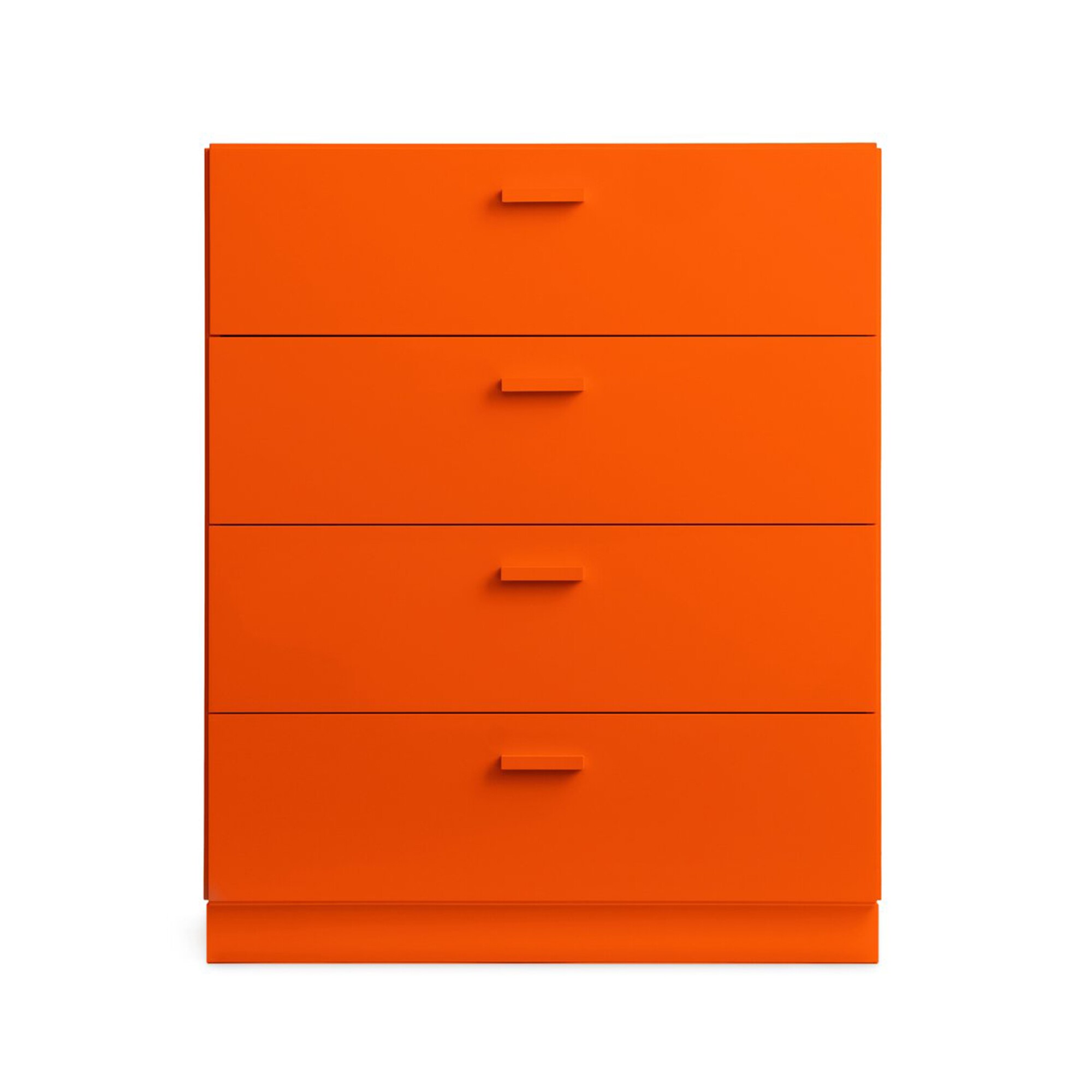 Relief Chest of Drawers Wide with Plinth 82x92,2cm