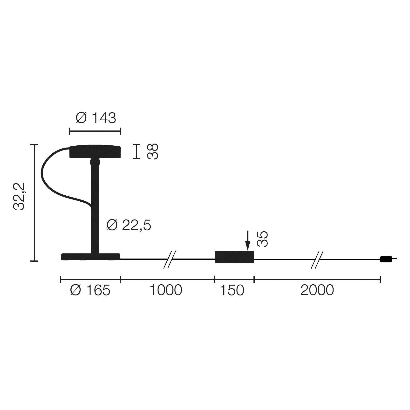 U-Turn LED Table Lamp