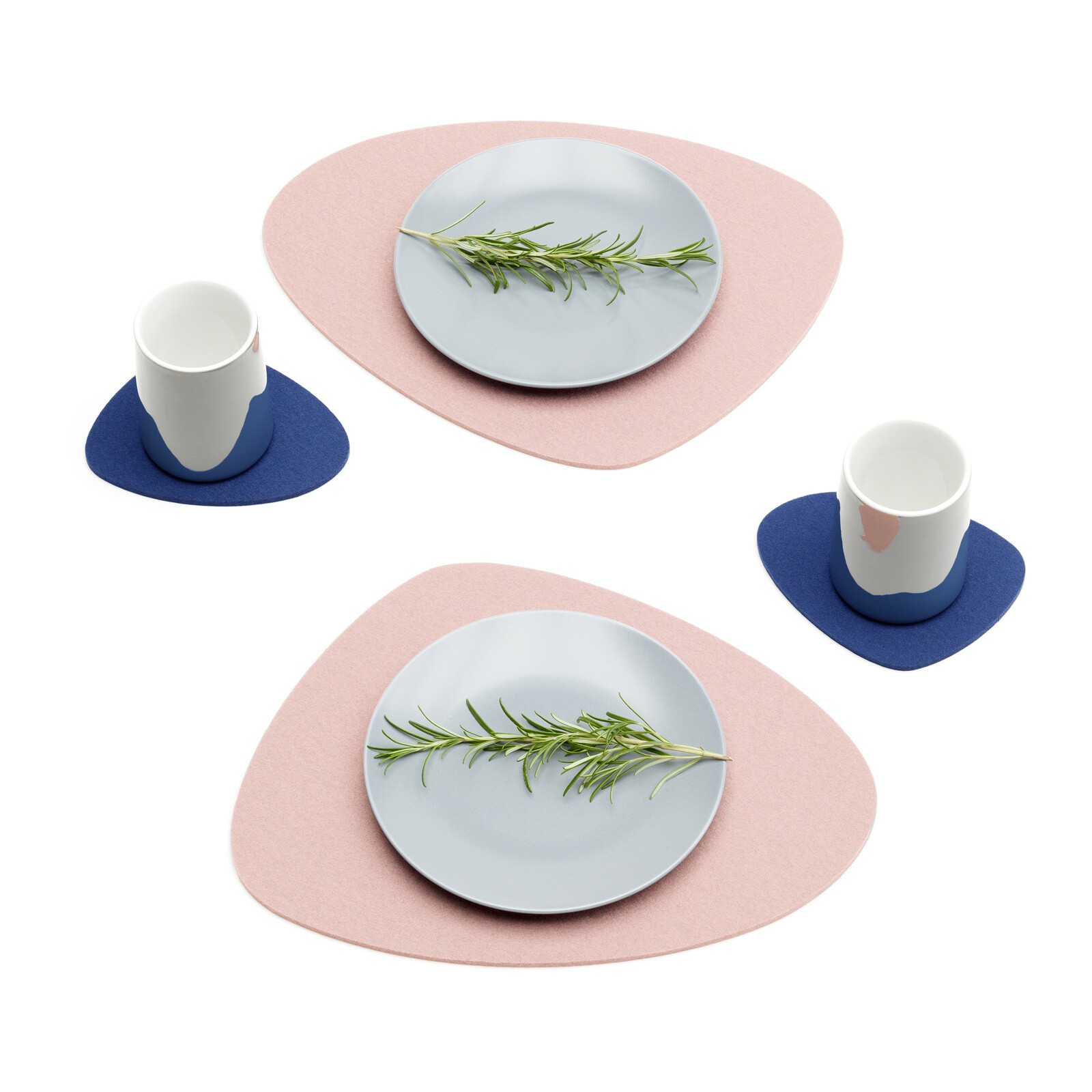 Stone Place Mat Set of 4 34x29cm