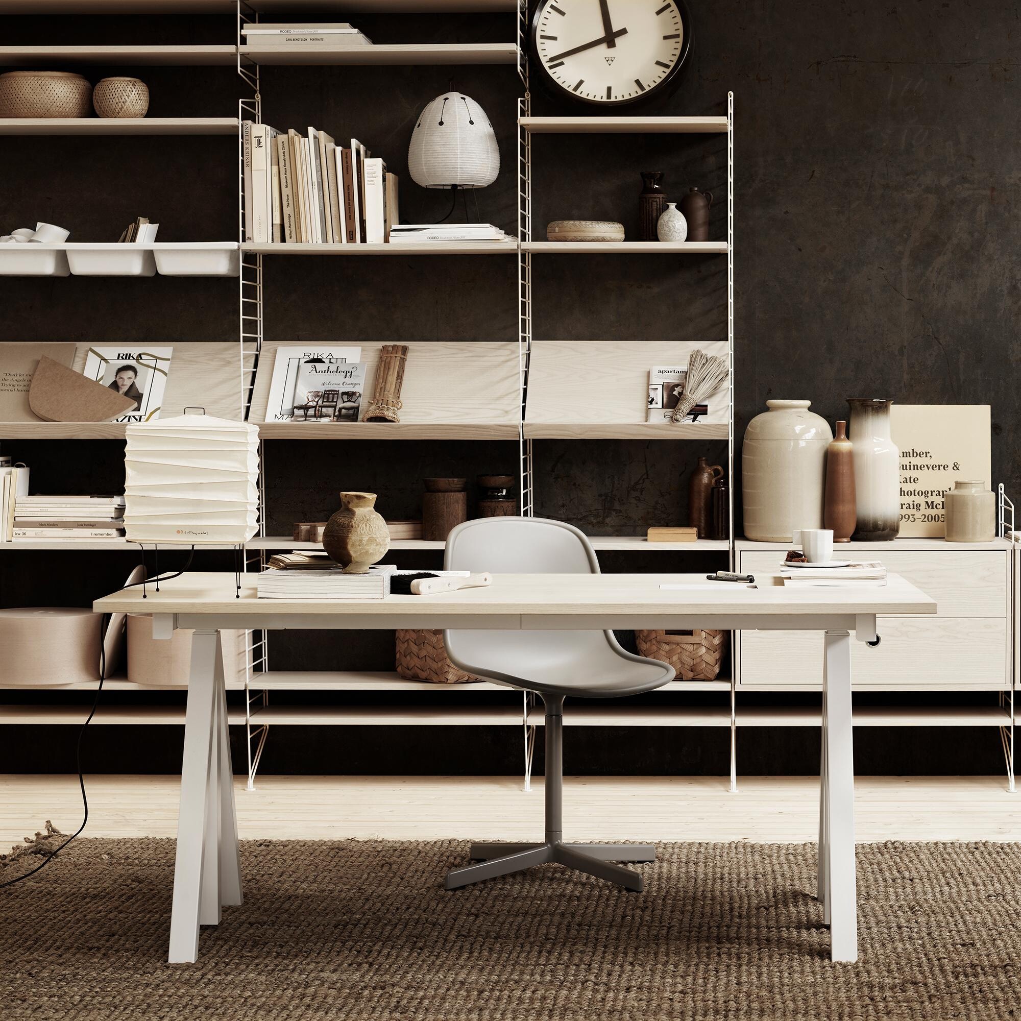 String System Magazine Shelf 78x30cm Wood