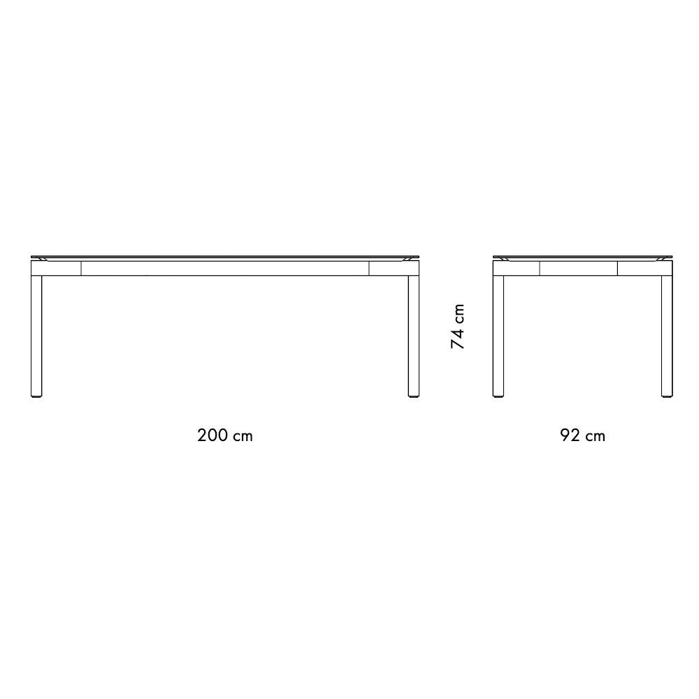 Wedekind Large Dining Table 200x92x74cm