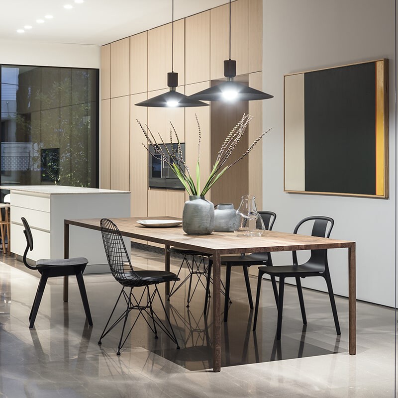 Tense Material Dining Table Wood H 73cm