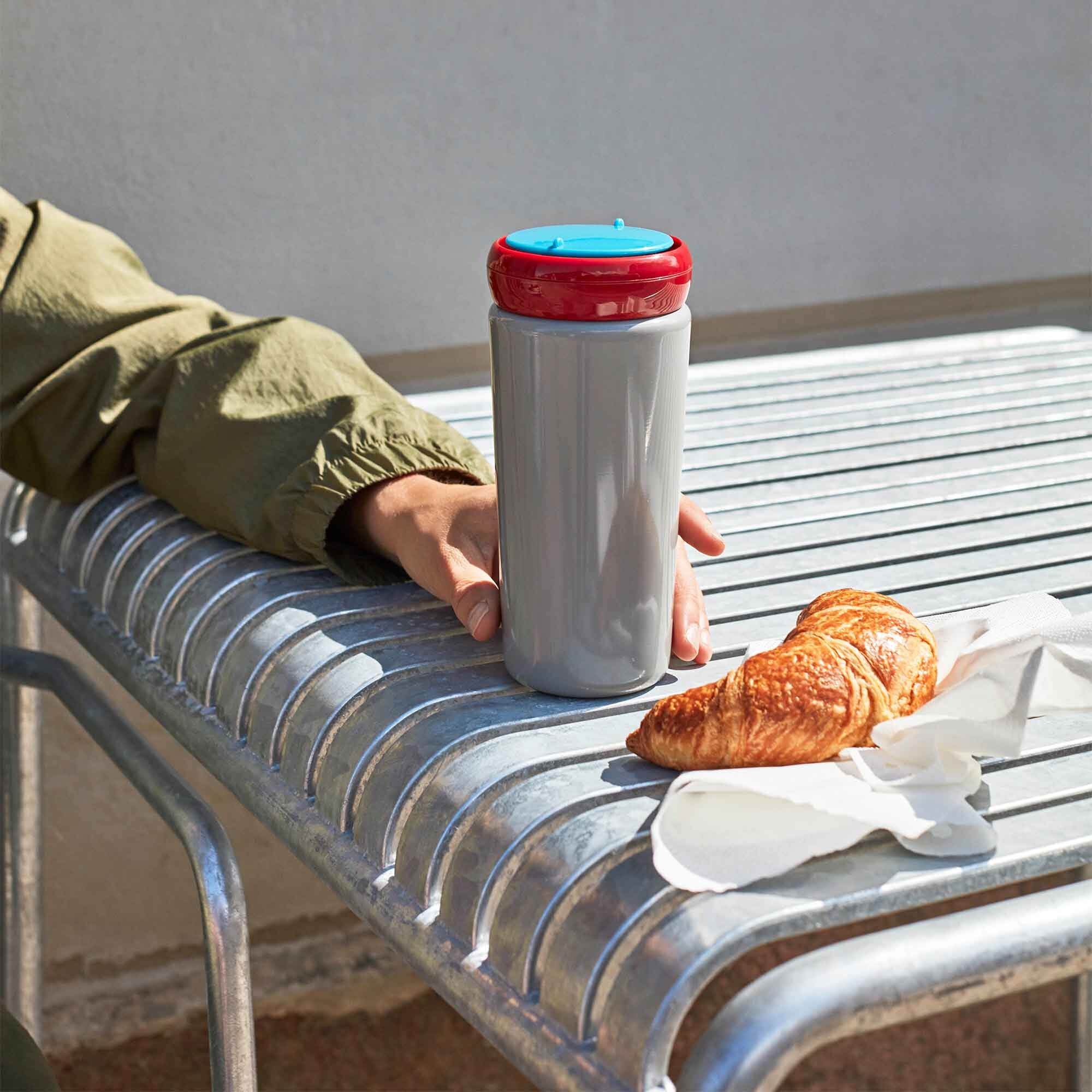 Palissade Garden Table Hot Galvanised 82.5x90cm