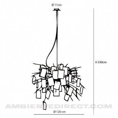 Zettel'z 5 Suspension Lamp Ø120cm