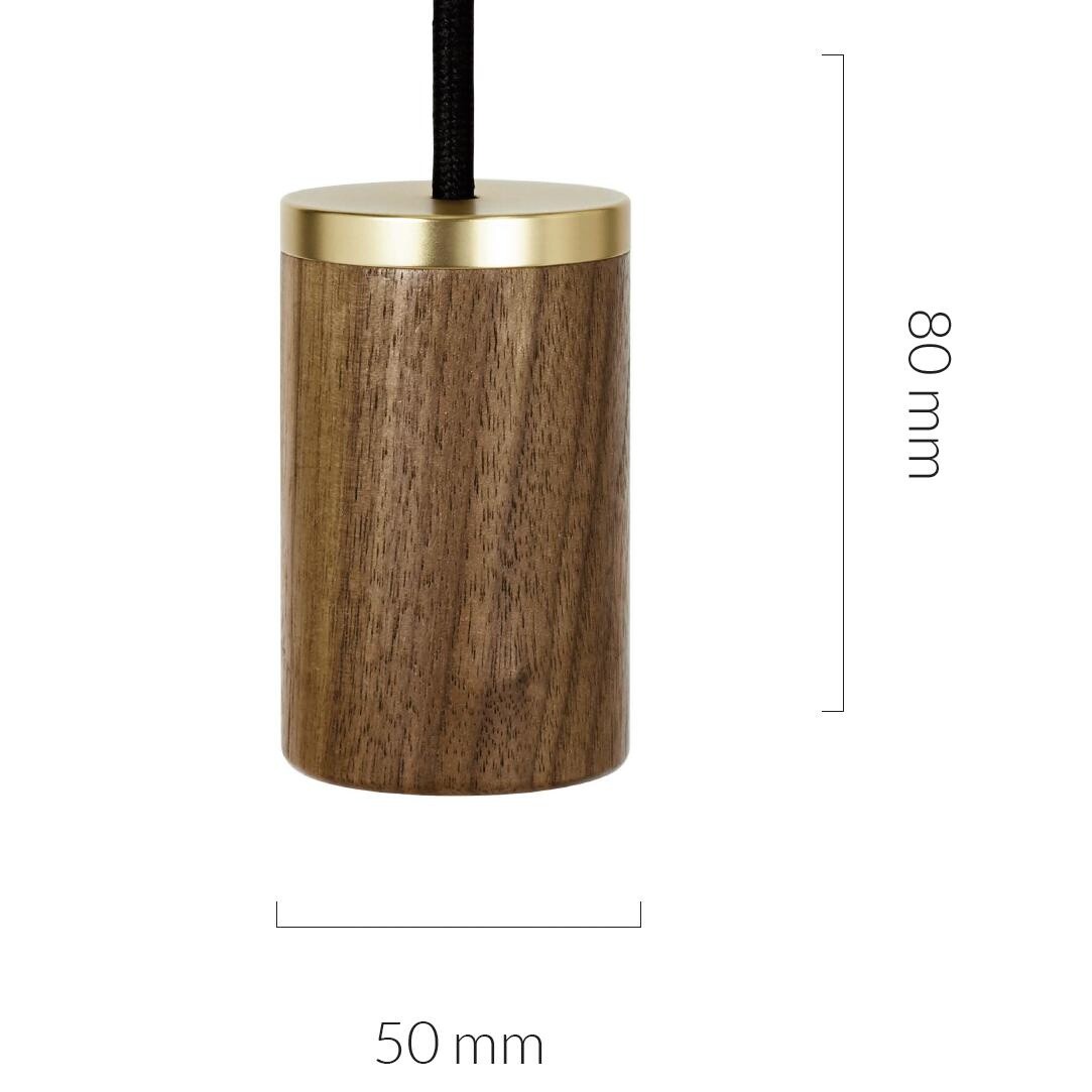 Walnut Knuckle Suspension Lamp