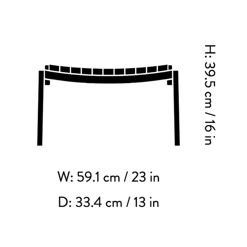 Ville AV46 Outdoor Foot Stool