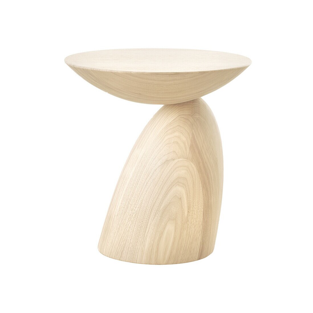Wooden Parabel Side Table H 47cm