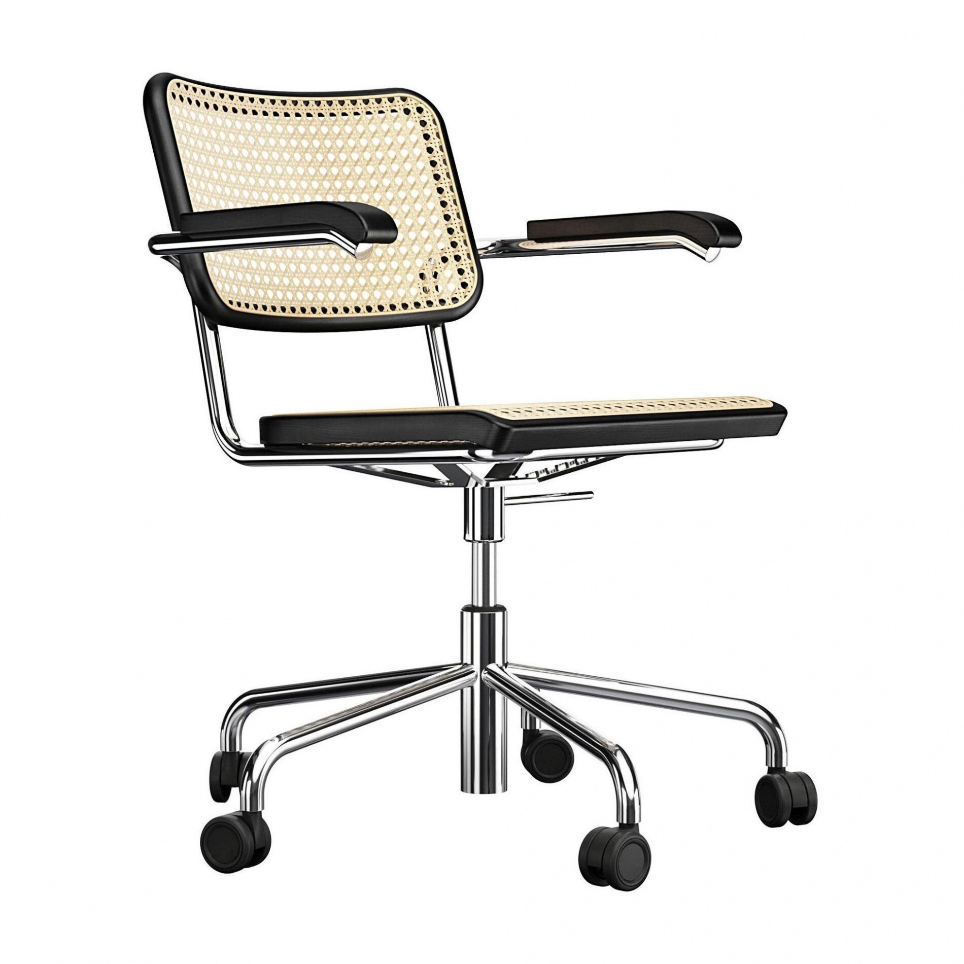 S 64 VDR Swivel Chair with Wickerwork