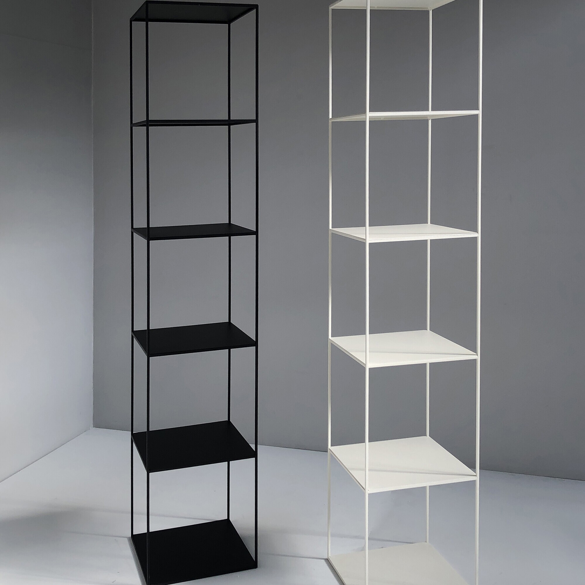 Slim Irony Column Standing Shelf H 210cm