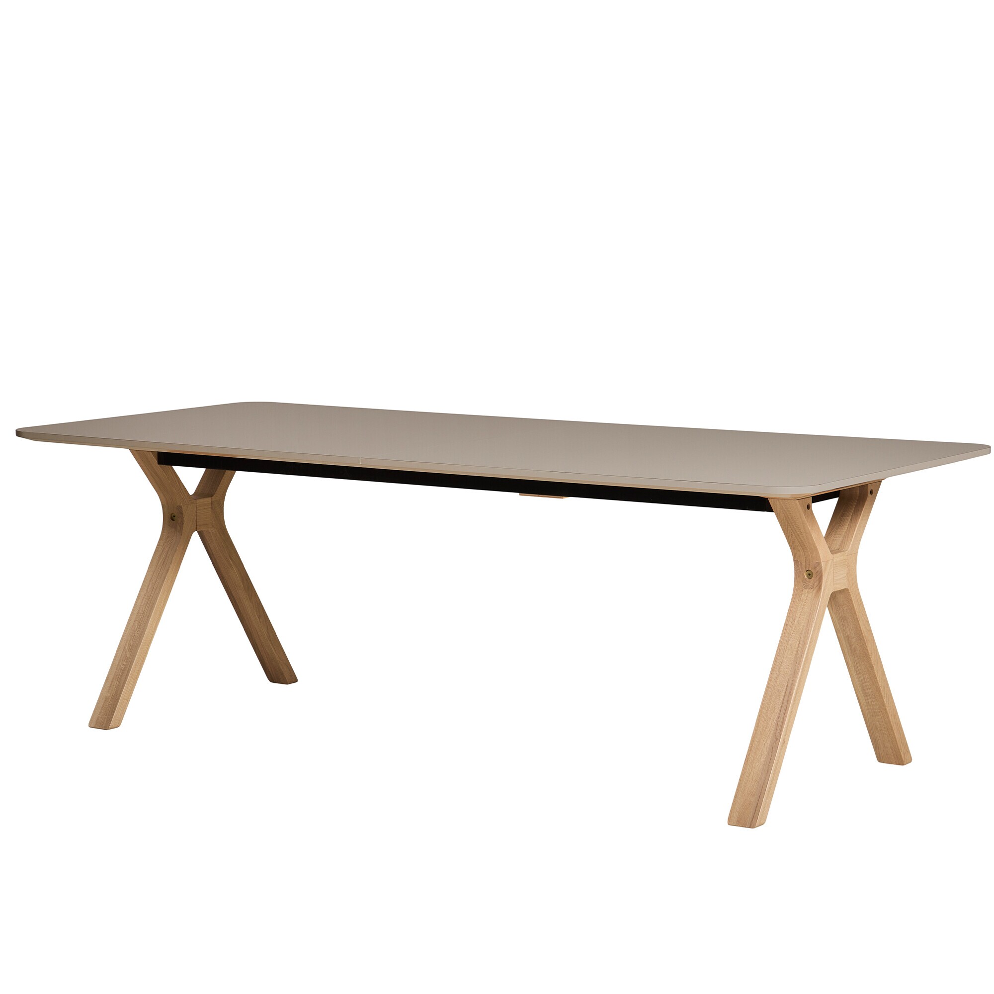 Space Dining Table Extentable Solid Wood 220x95cm