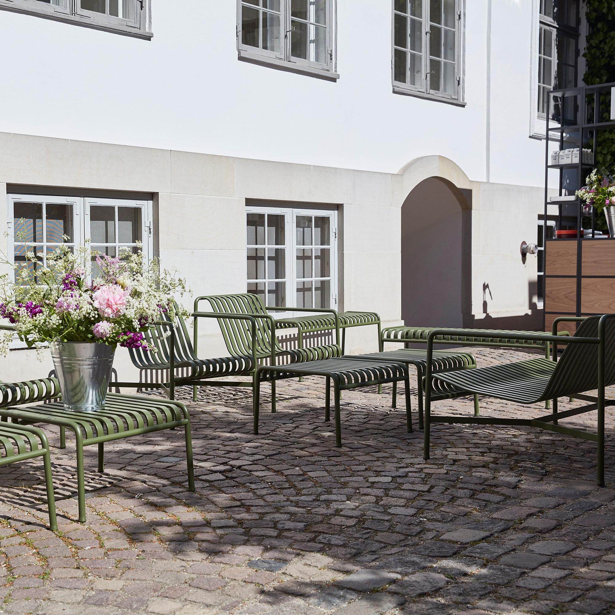 Palissade Garden Set Lounge Sofa + Ottoman