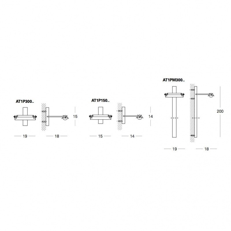 Scintilla AT1P300 Wall Lamp