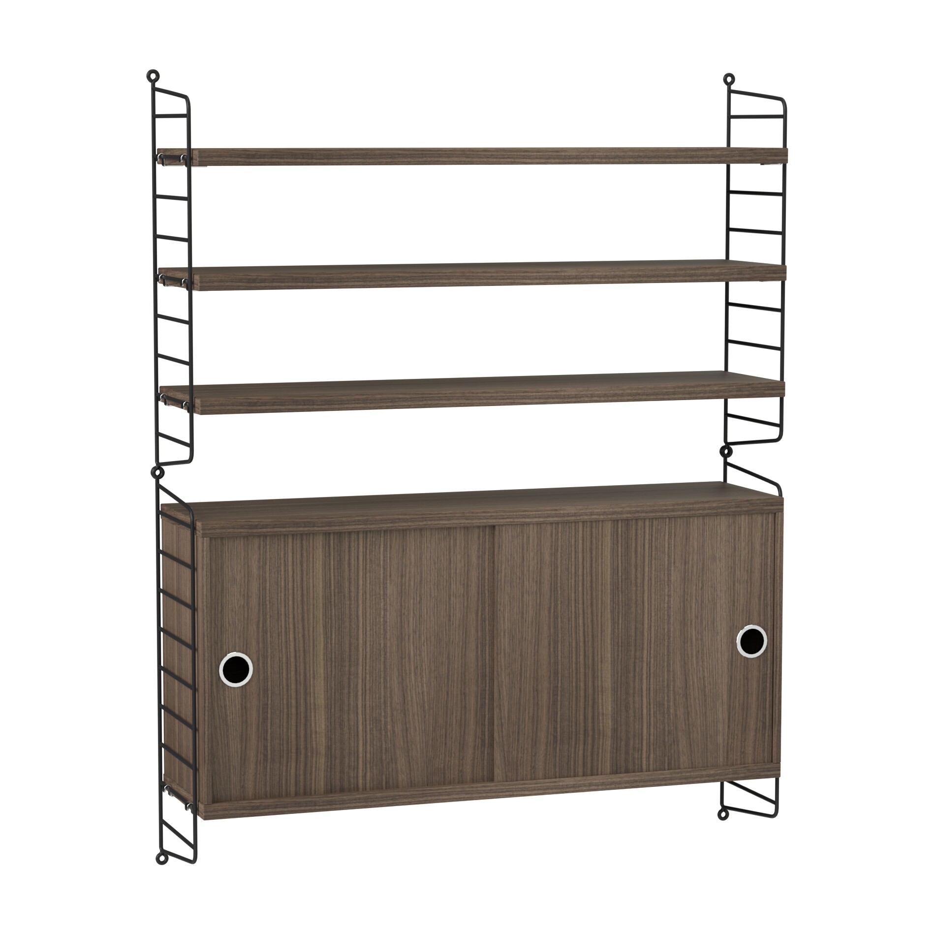 Wall Shelf with Cabinet 78x100x20cm