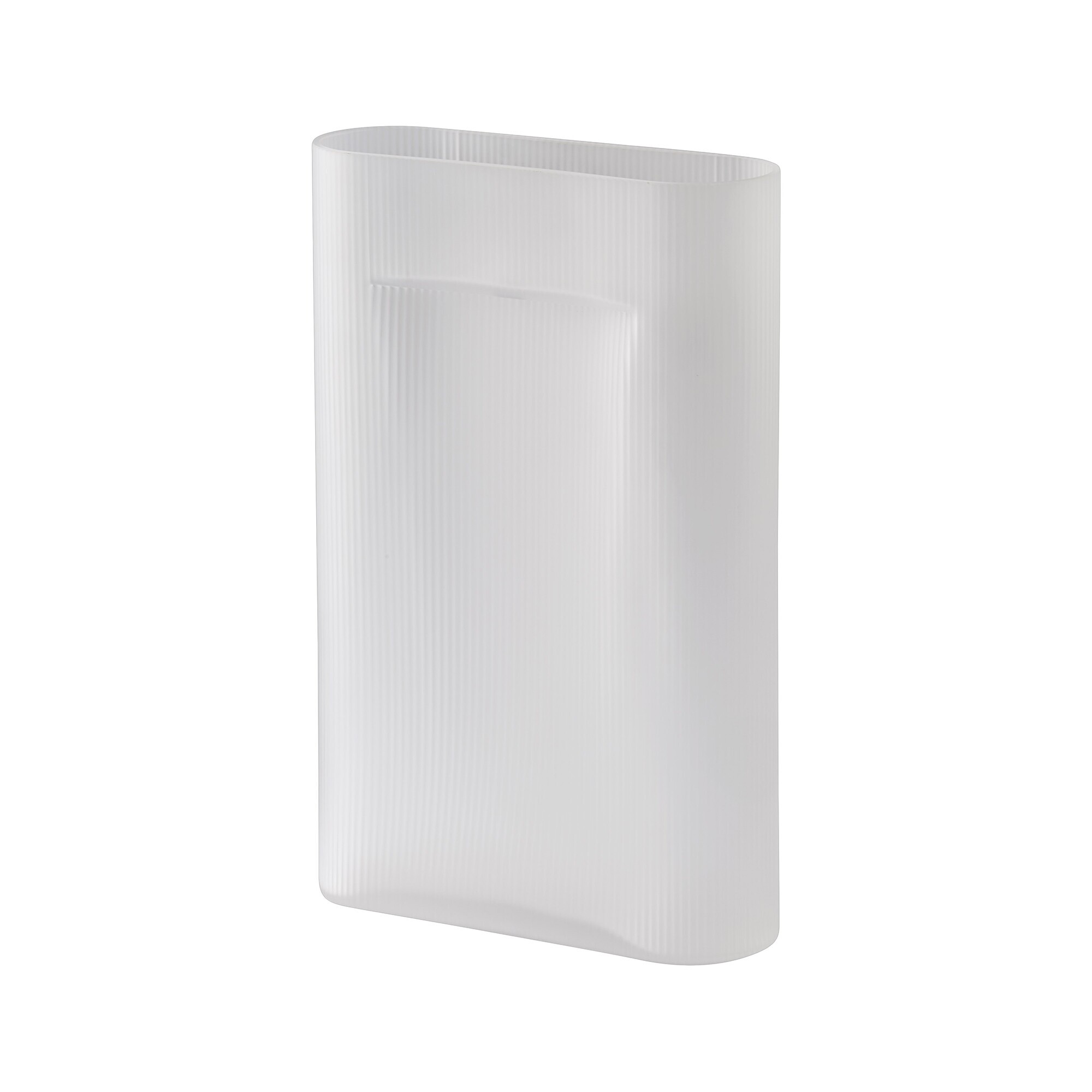 Ridge Vase Glass H 48.5cm