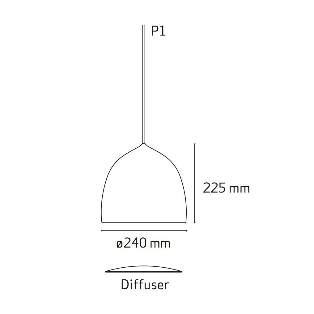 Suspence™ P1 Suspension Lamp