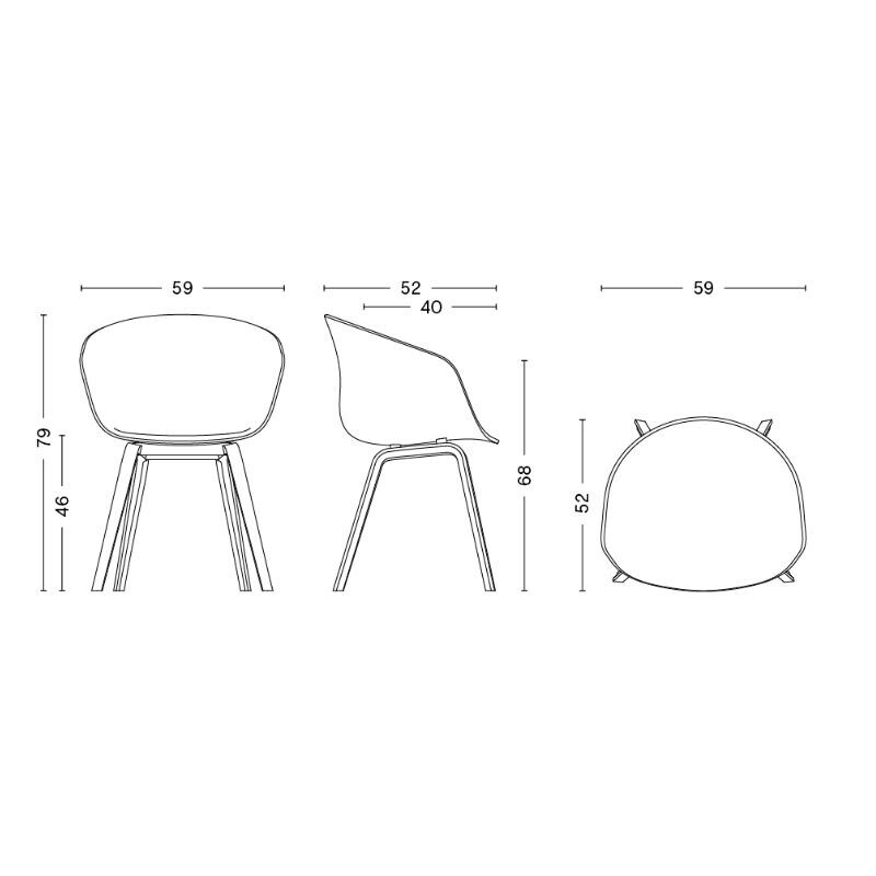 Promotion Set About a Chair 23 Armchair Upholstered + Fur