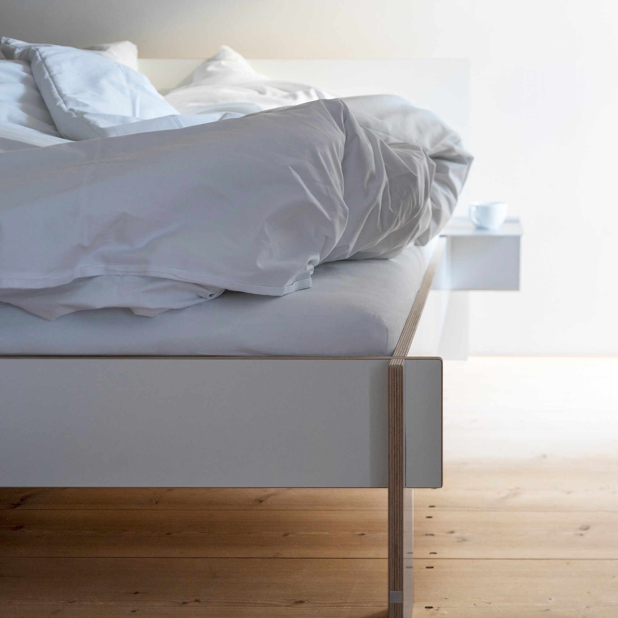 Siebenschläfer Double Bed 140x200cm with Headrest