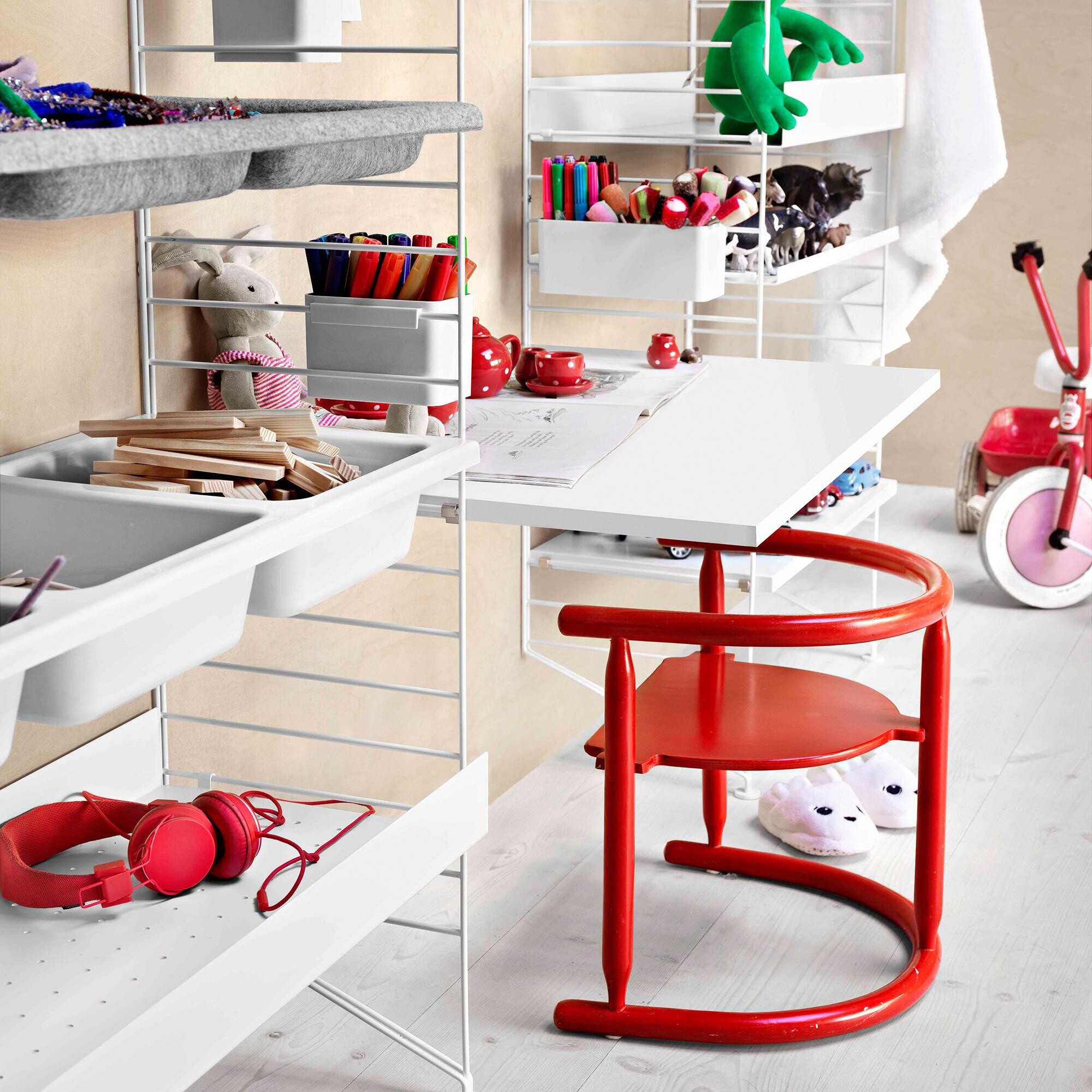 String System Shelf Low Edge 58x20cm